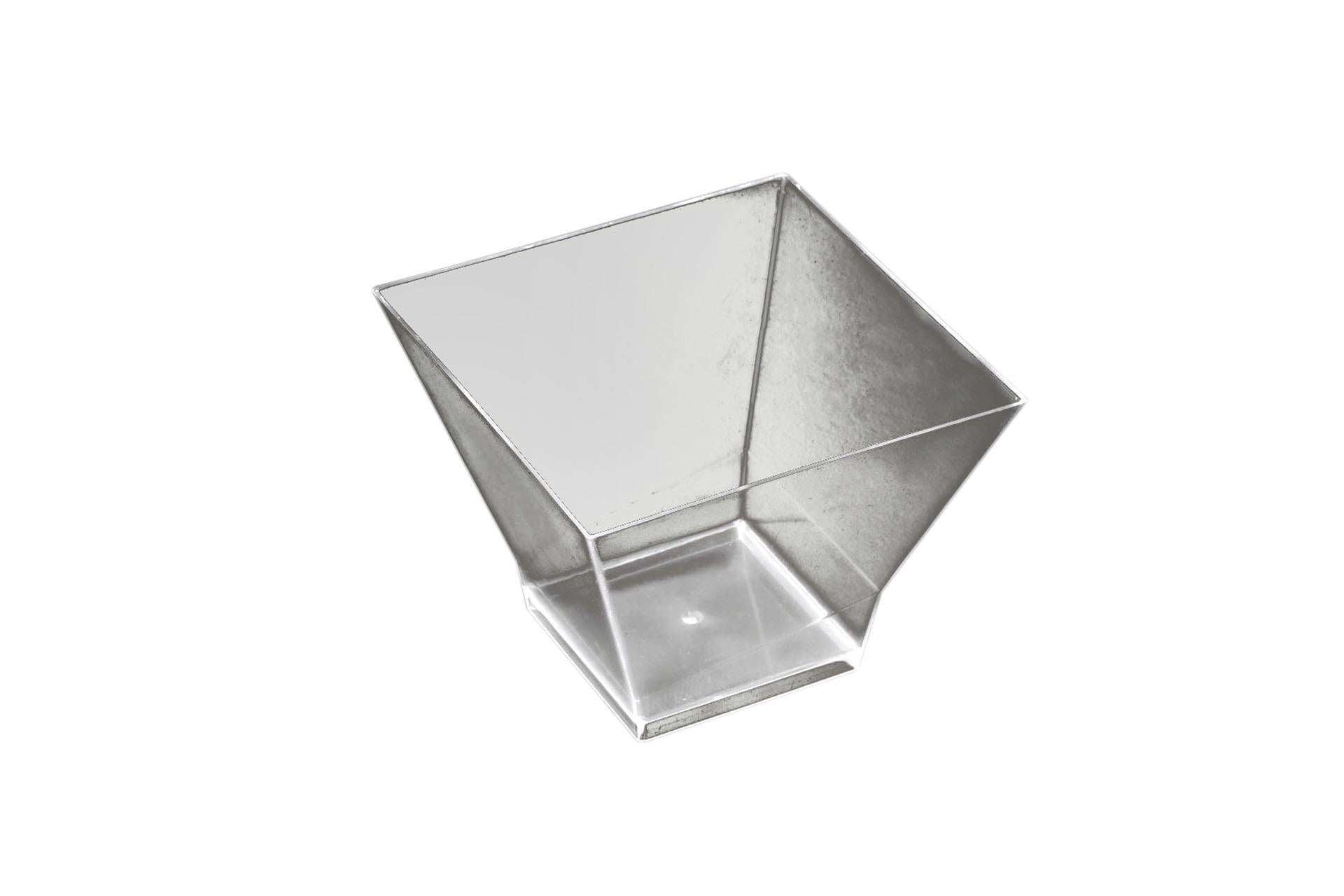 Gold Plast Vaschetta Trasparente 200cc - Confezione da 12 Pezzi, Ø8 cm - Set 12 Pz