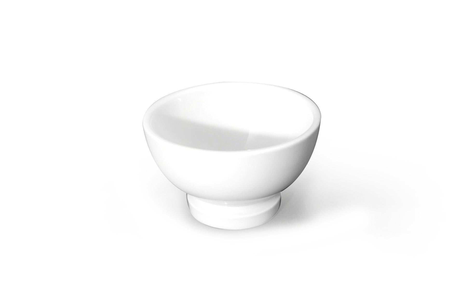 Import Tavola Professional JustWhite Bolo Bianco Ø11.5 cm In Porcellana Con Piede HB3504 - Set 4 Pz