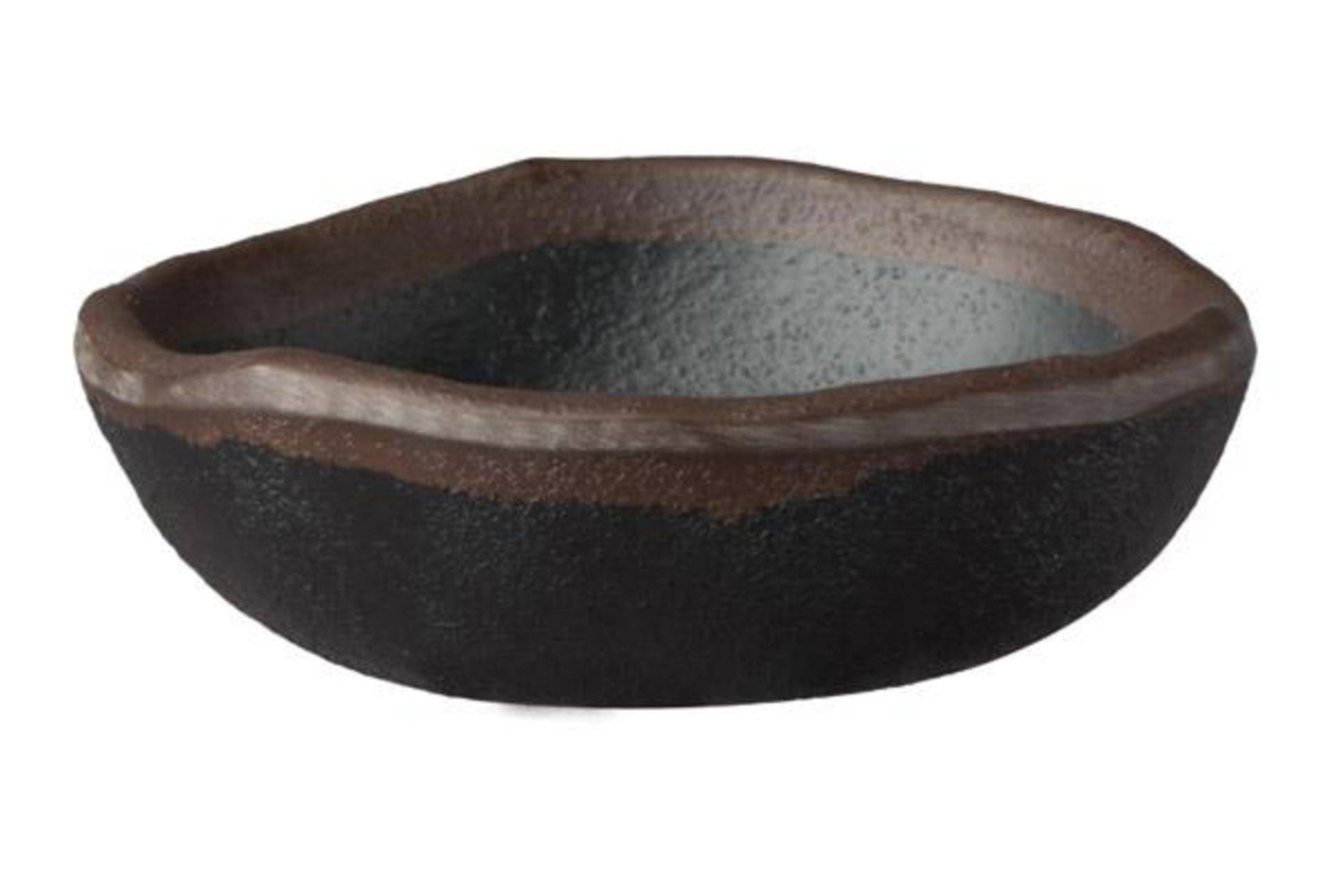 APS Coppetta Tonda Ø8.5 cm - H.2.5 cm In Melamina Marrone Scuro Impilabile