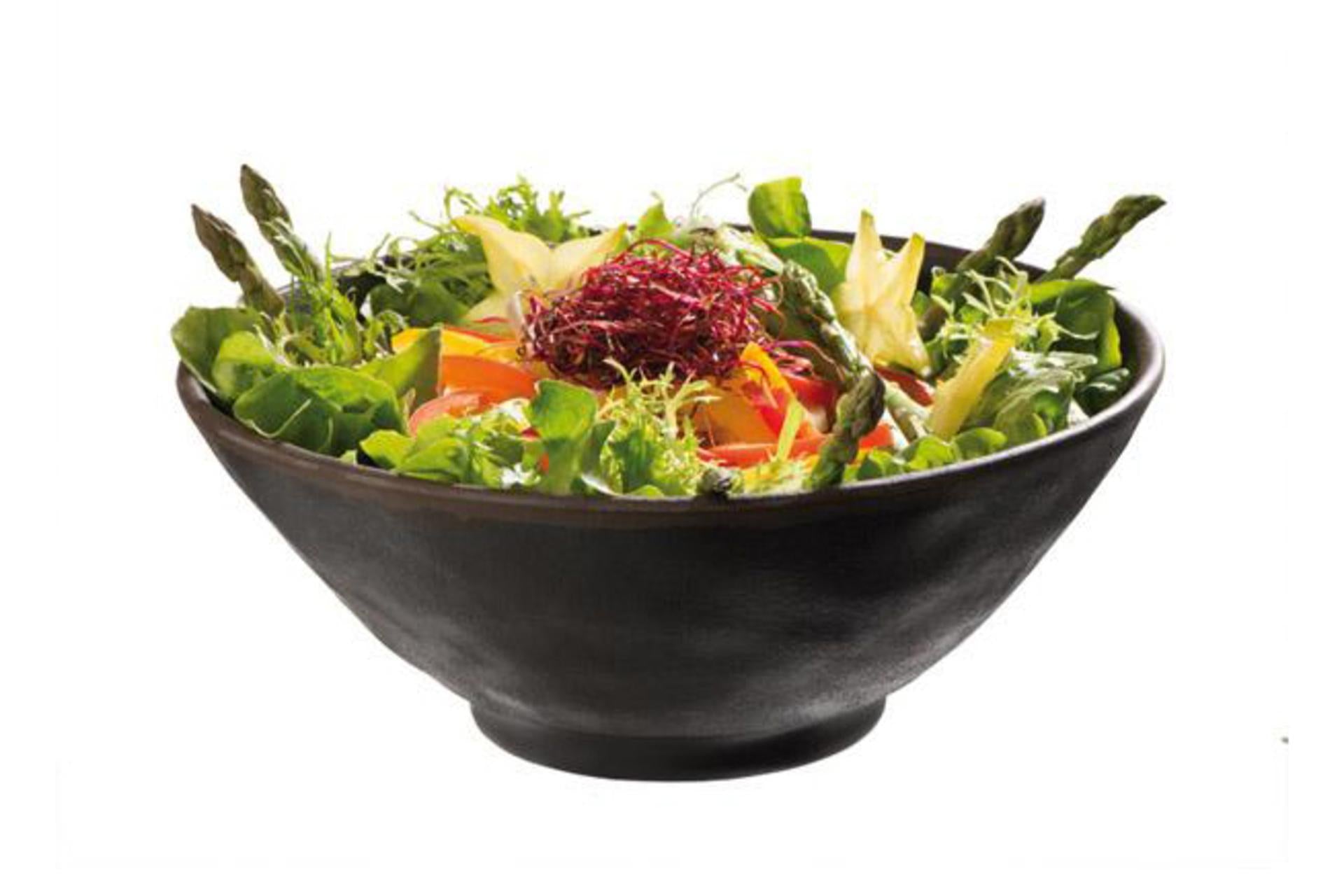 APS Marone Ciotola In Melamina Ø19 cm - H.8 cm 0.8 L Colore Marrone Scuro Impilabile