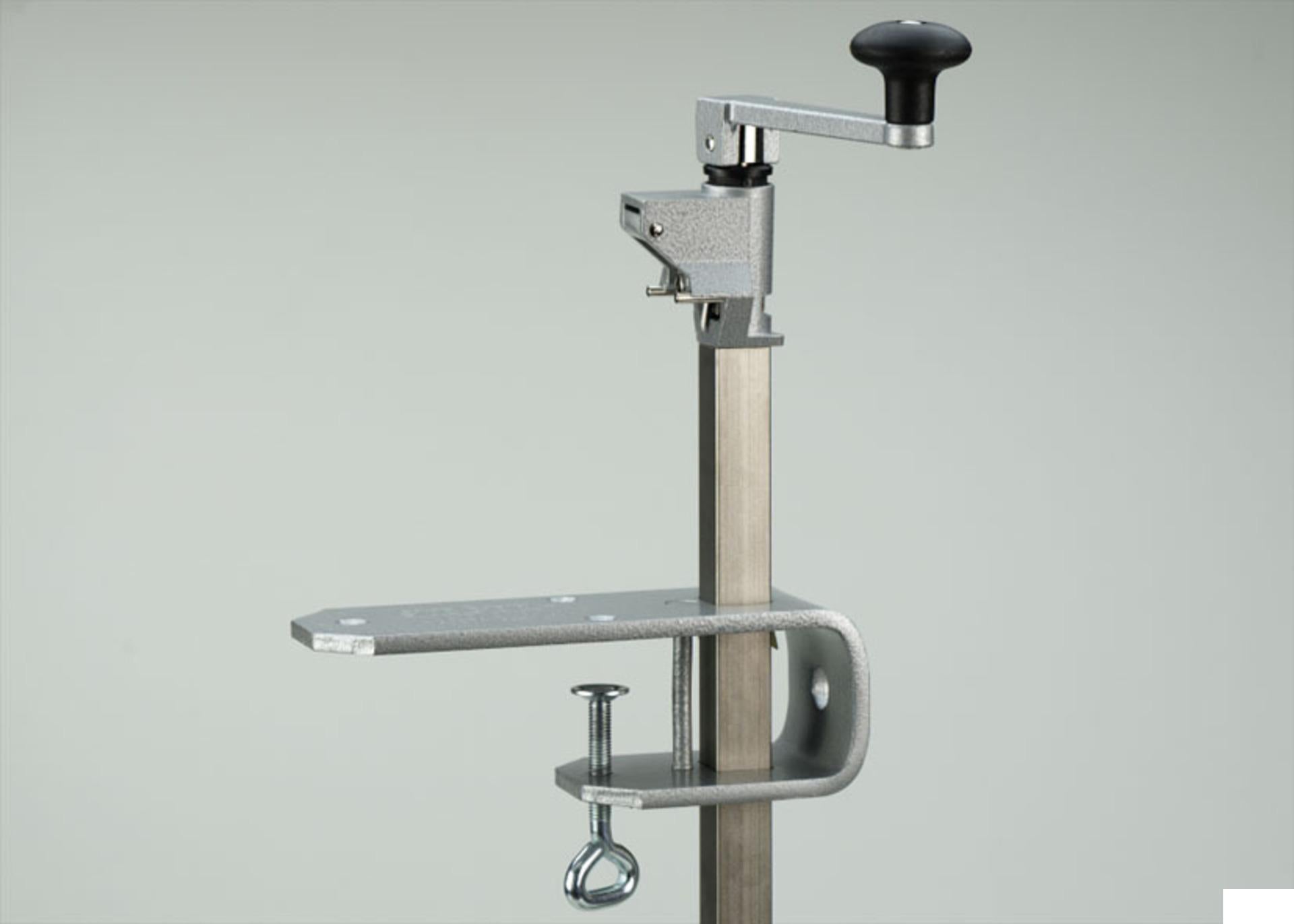 Eva Apriscatola Professionale In Acciaio Con Morsetto - Altezza Massima 550 mm