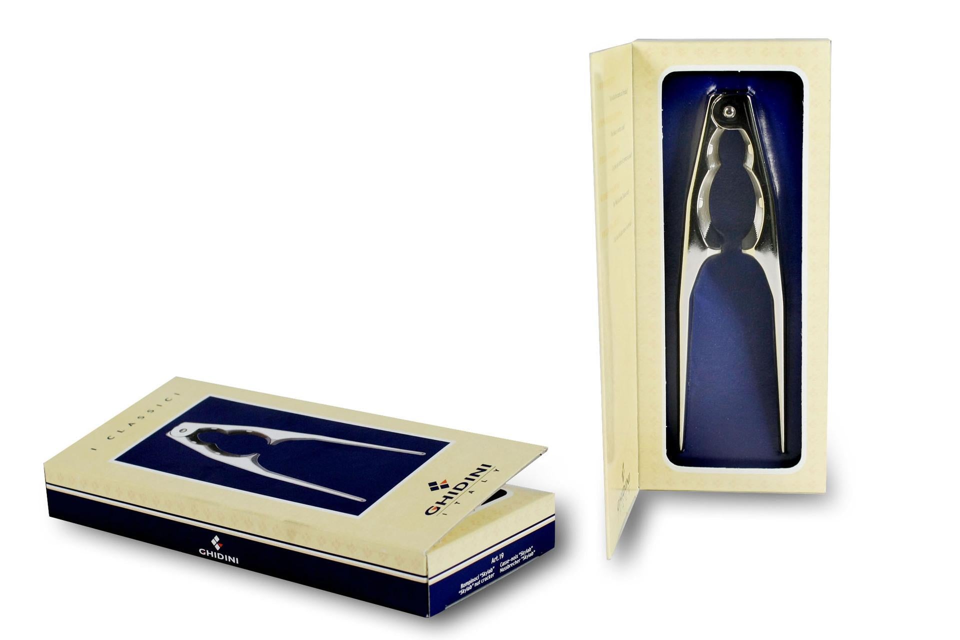 Ghidini Skylab Schiaccianoci In Metallo Nichelato - Made in Italy