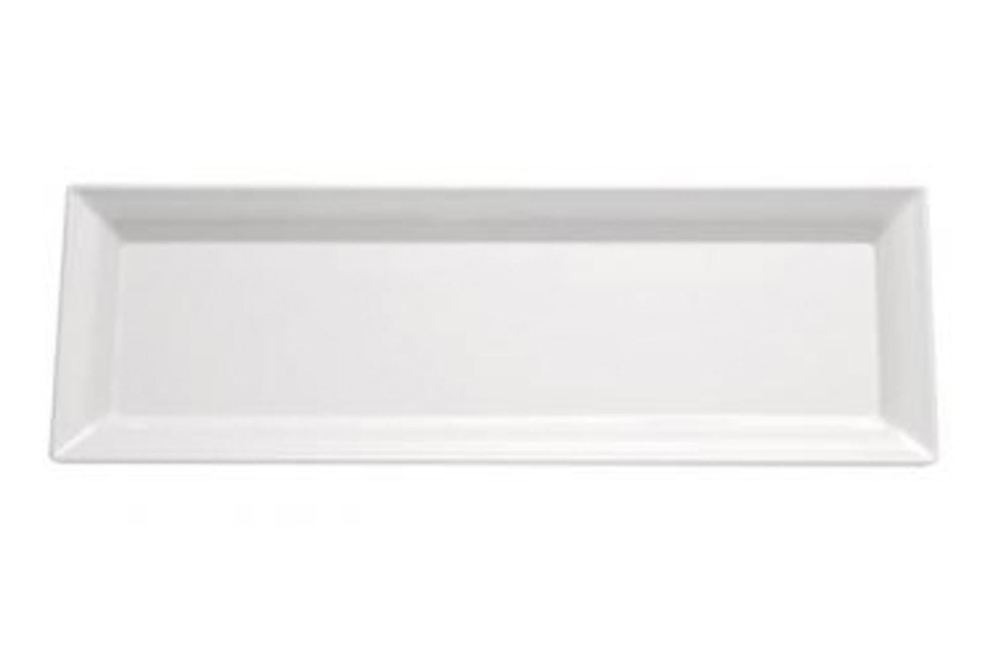 APS Pure Vassoio Sushi Bianco Rettangolare 53 x 18 cm - H.3 cm In Melamina - Set 3 Pz