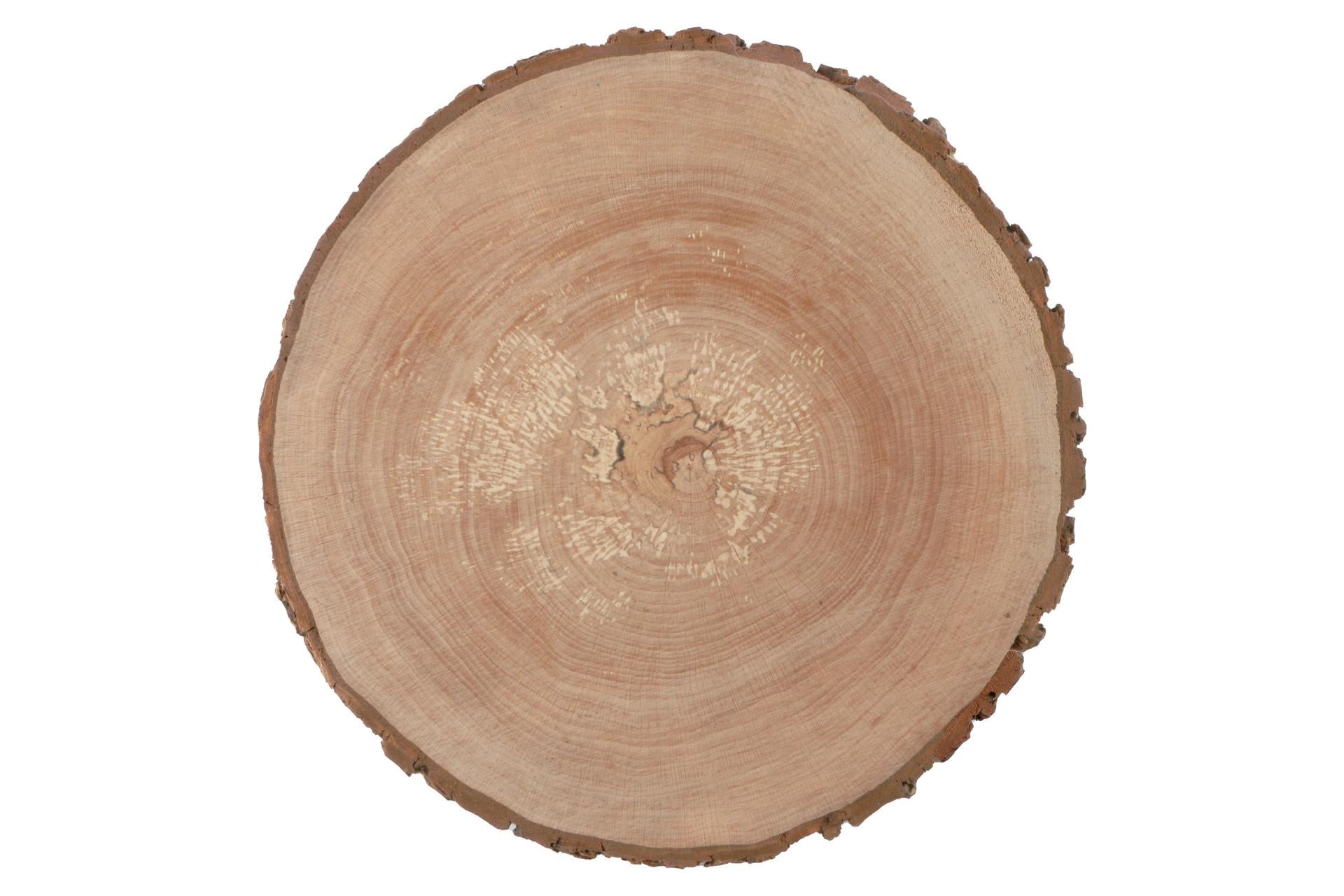 Panetta HorecaProfessional Tagliere Corteccia Rotondo Ø28-32 cm In Legno di Ontano Made in Italy