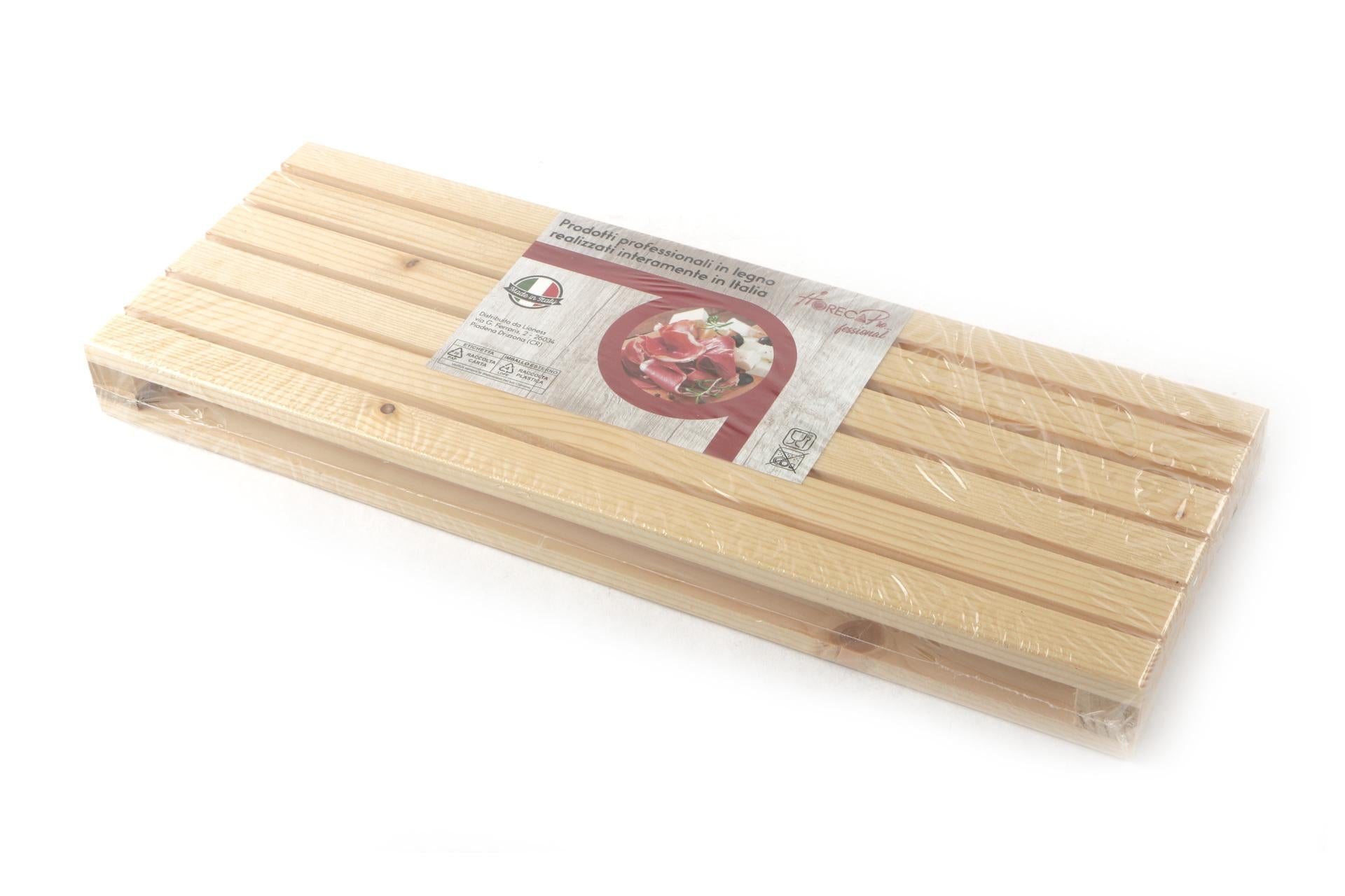 Panetta HorecaProfessional Tagliere Pallet H.3.5 cm - 40 x 15 cm In Legno