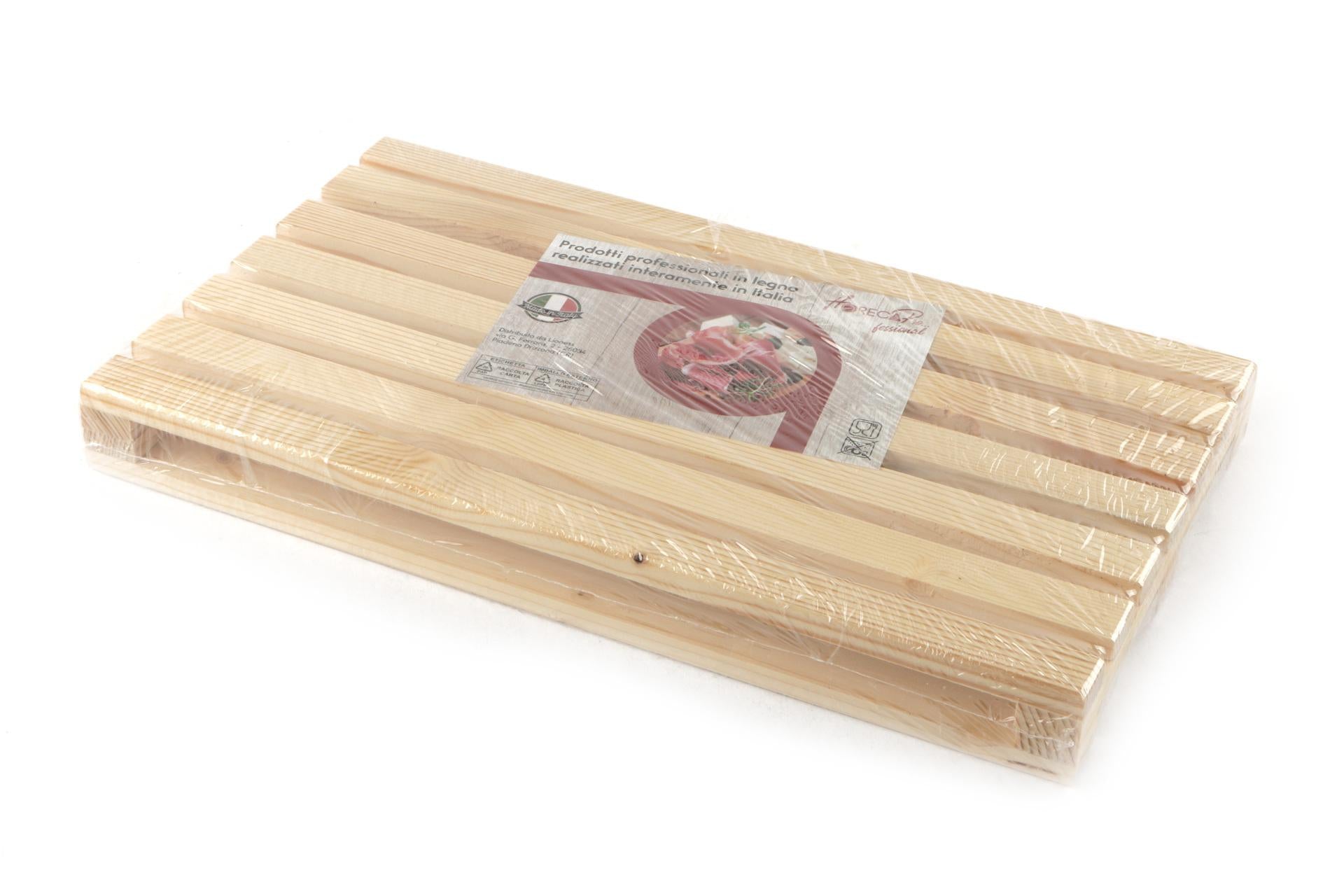 Panetta HorecaProfessional Tagliere Pallet H.3.5 cm - 35 x 20 cm In Legno a Forma di Pallet