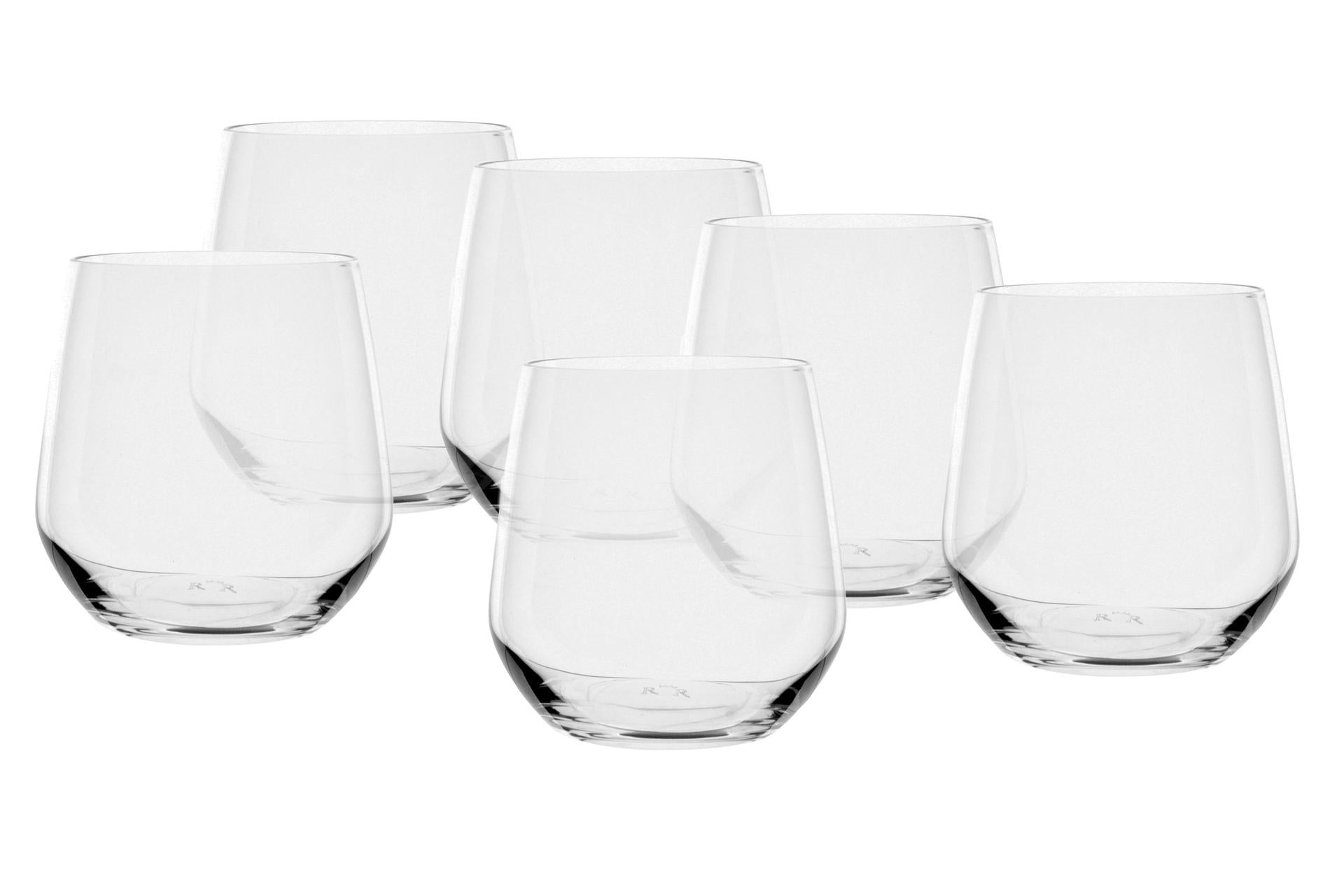 RCR Aria Set 6 Bicchieri 38 cl - H.9 cm In Cristallo Ecologico - Set 6 Pz