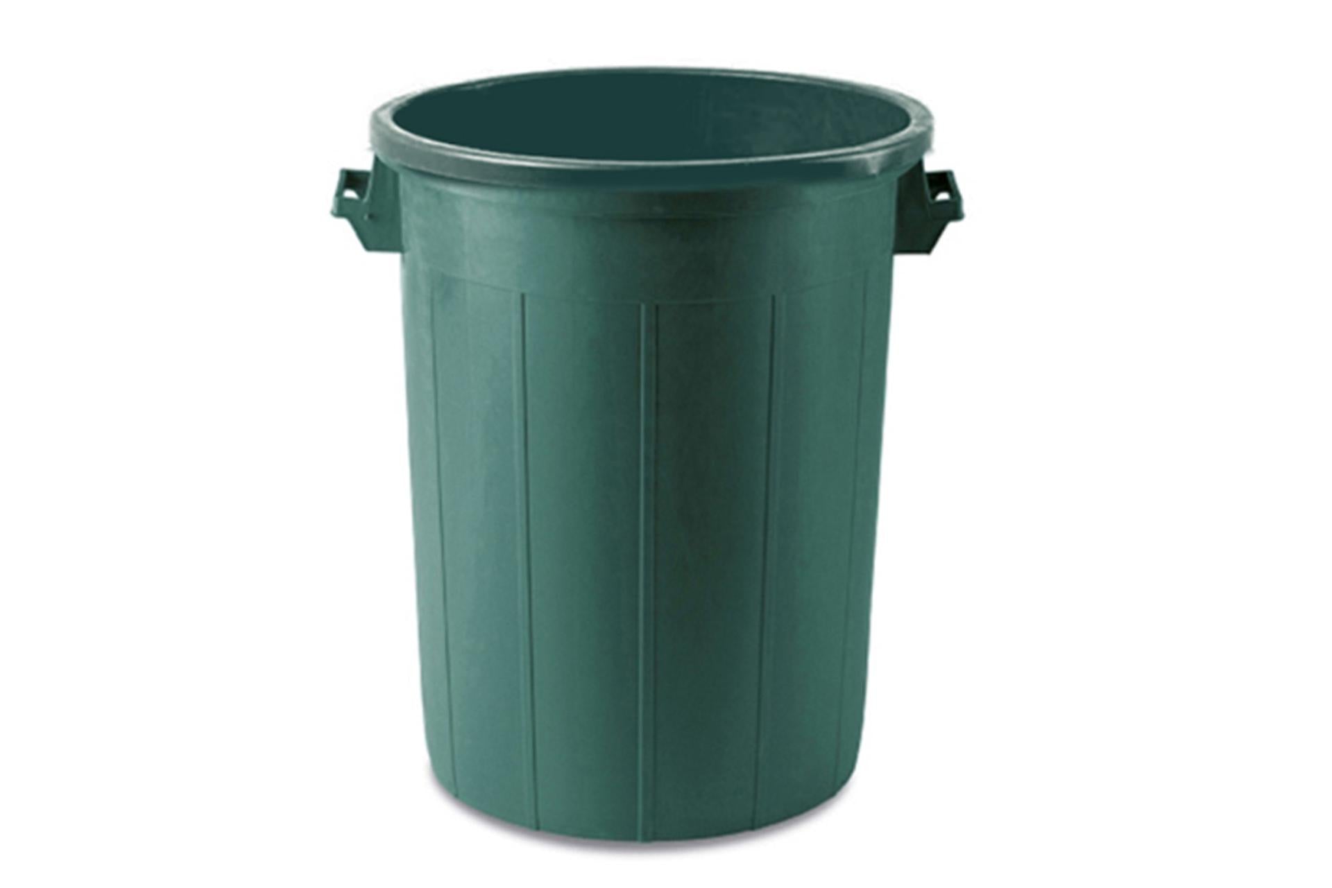 Stefanplast Bidone Porta Immondizia Verde 70L - 45x60 cm Senza Coperchio