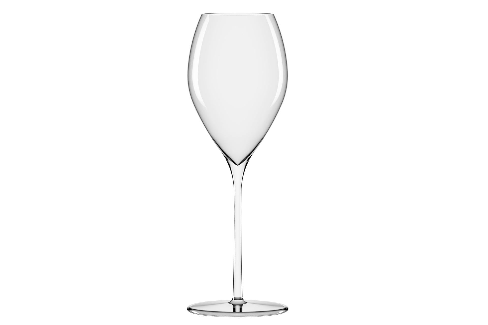 Stolzle Lausitz Fino Calice Flute Champagne 42.5 cl - H.25 cm In Vetro - Set 6 Pz