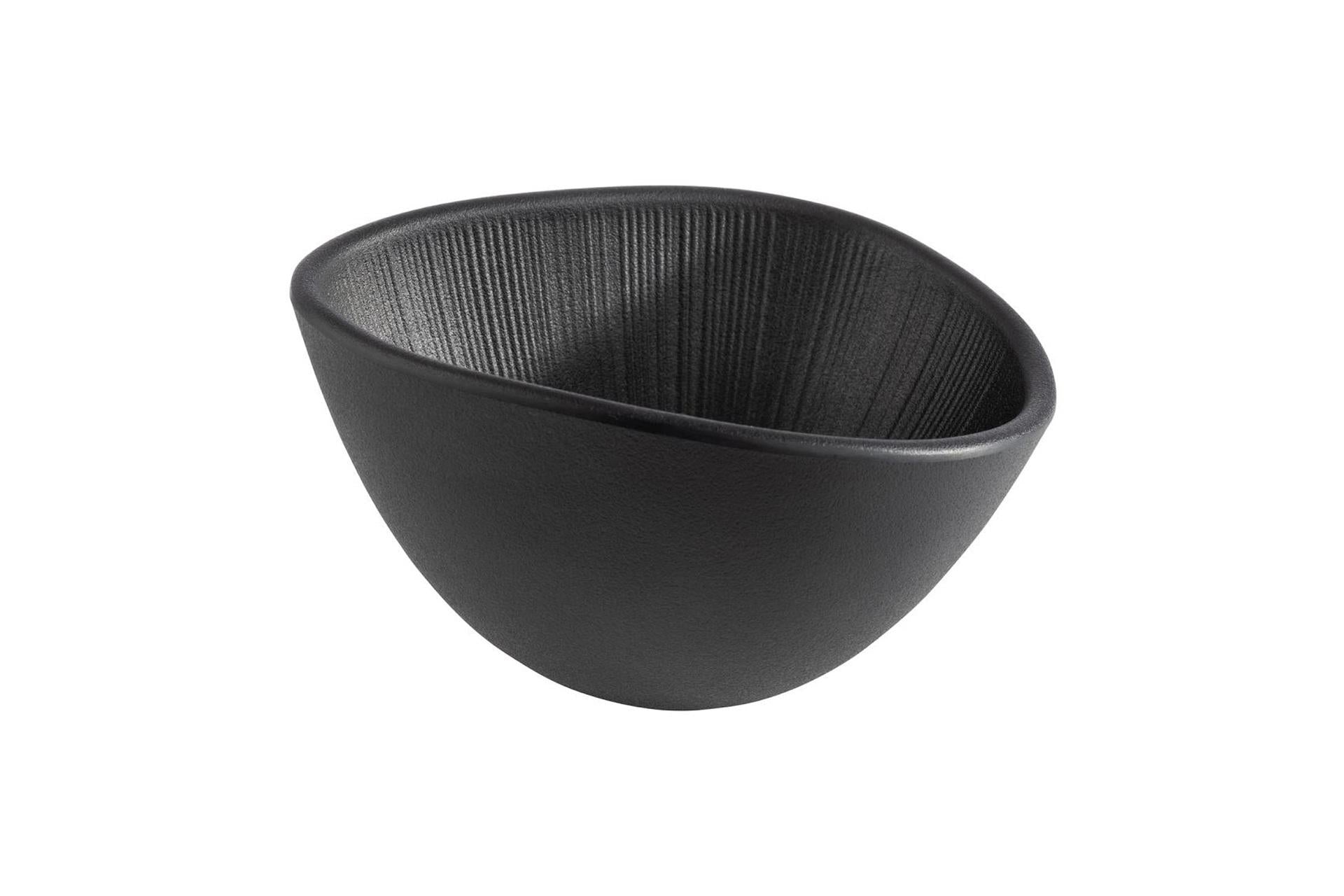 APS Ciotola Nera In Melamina H.8 cm - 14.5 x 12.5 cm