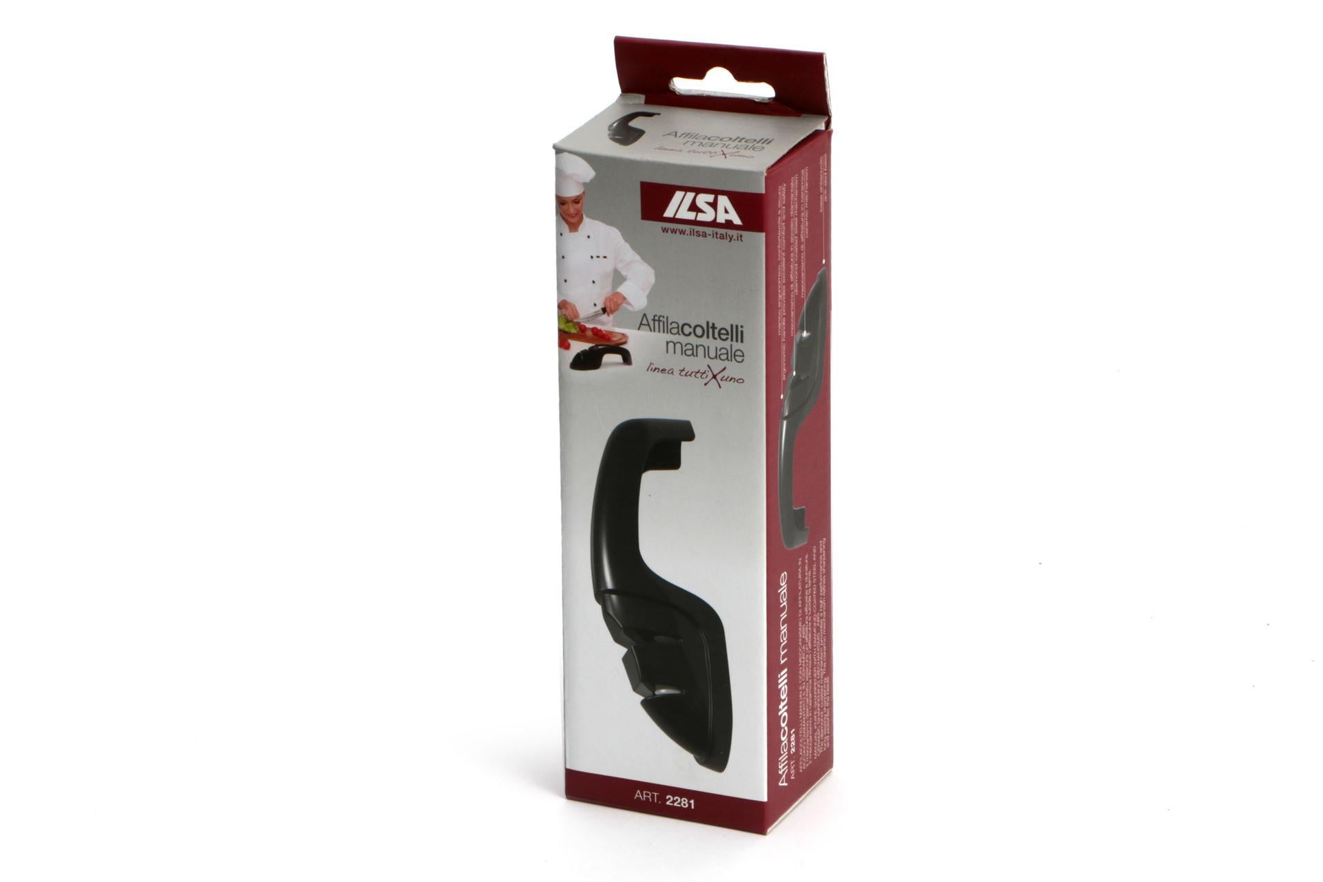 Ilsa Tuttixuno Affilacoltelli Manuale 19.5 cm - Meccanismo di Affilatura in Acciaio Diamantato e Ceramica 3