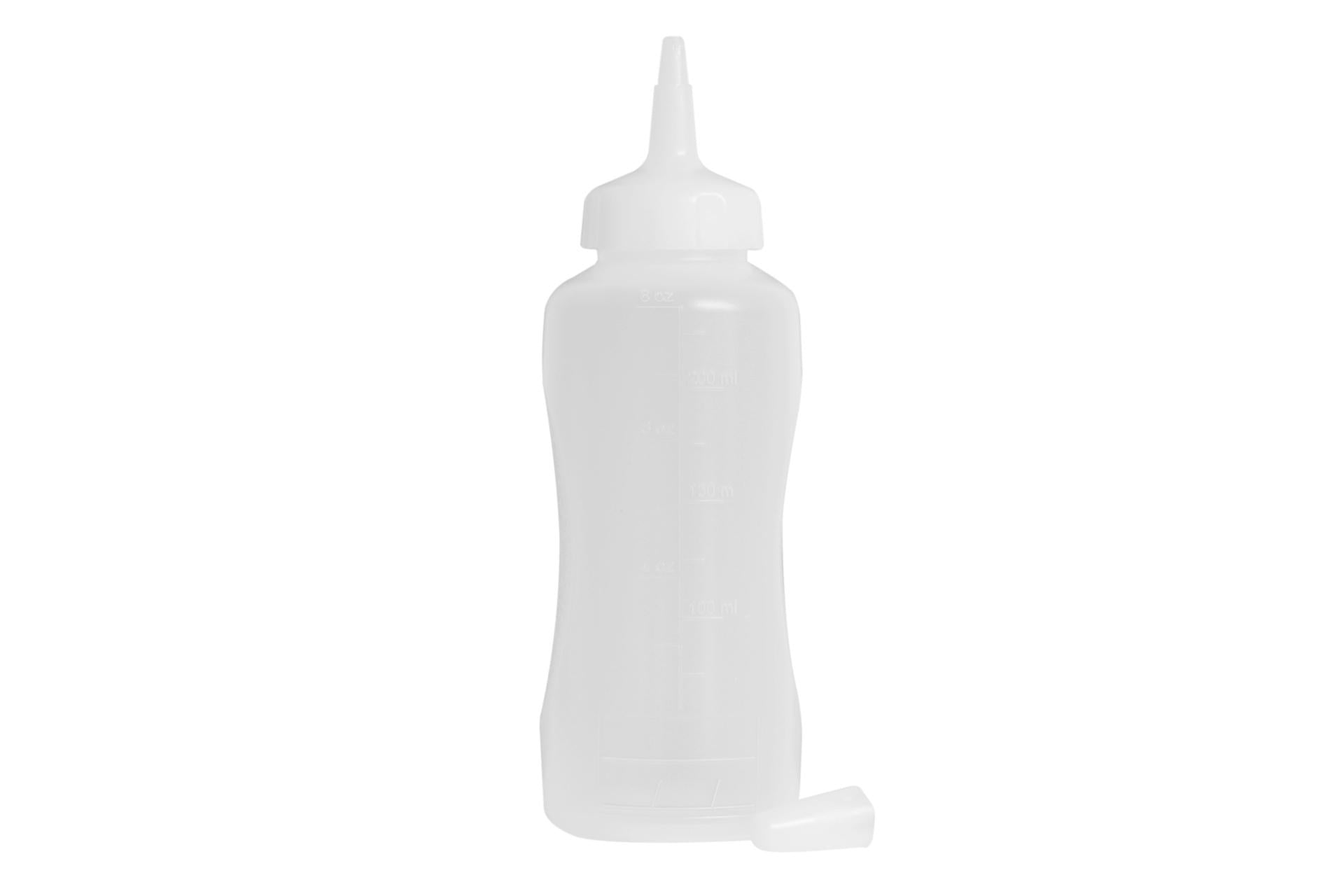 Araven Squeeze Mini Dosatore Trasparente Graduato 25 cl Con Tappo Salvafreschezza