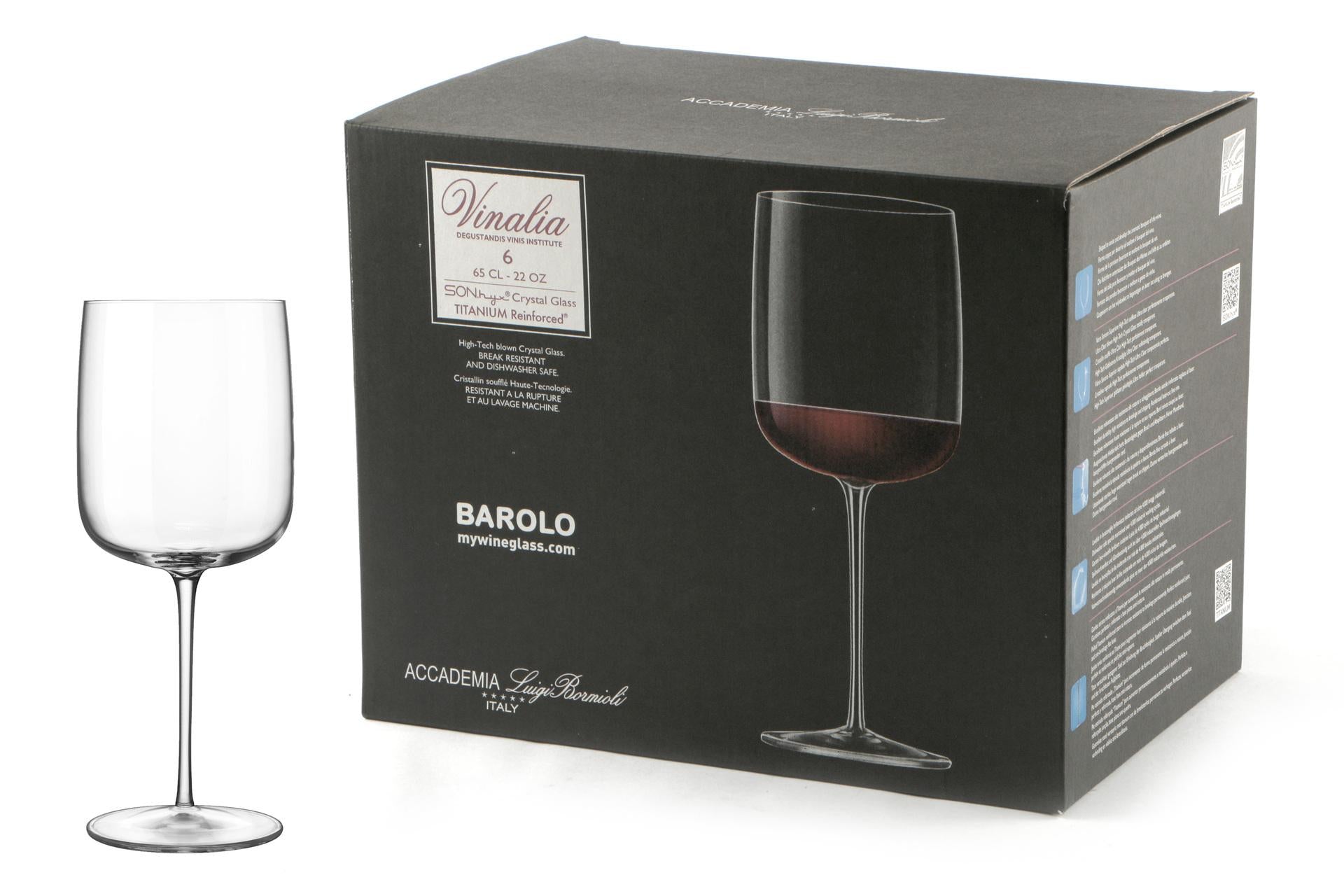 Bormioli Luigi Vinalia Set 6 Calici Barolo 65 cl - H.23 cm Superleggeri - Set 6 Pz 3