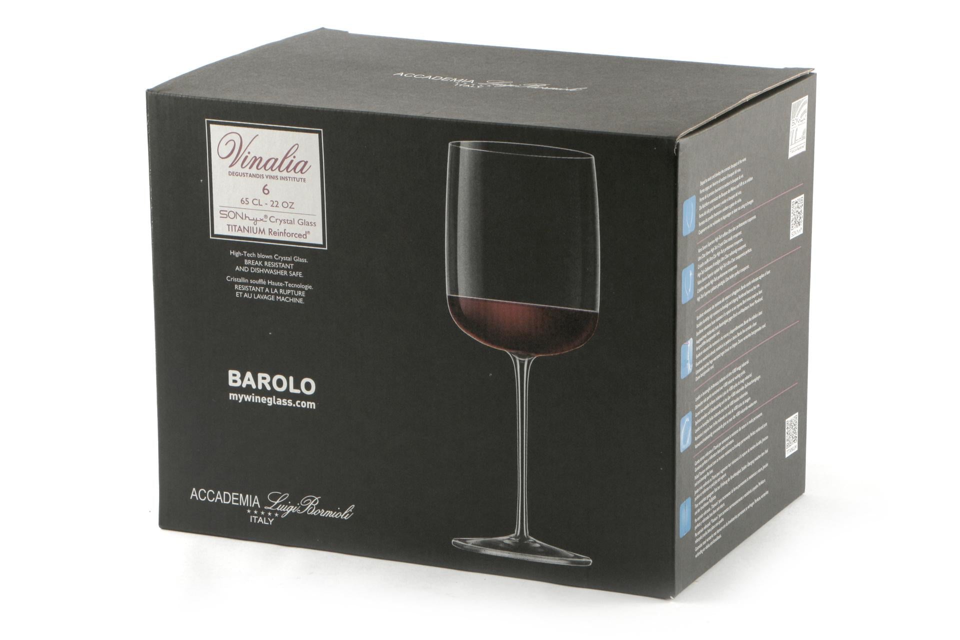 Bormioli Luigi Vinalia Set 6 Calici Barolo 65 cl - H.23 cm Superleggeri - Set 6 Pz 4