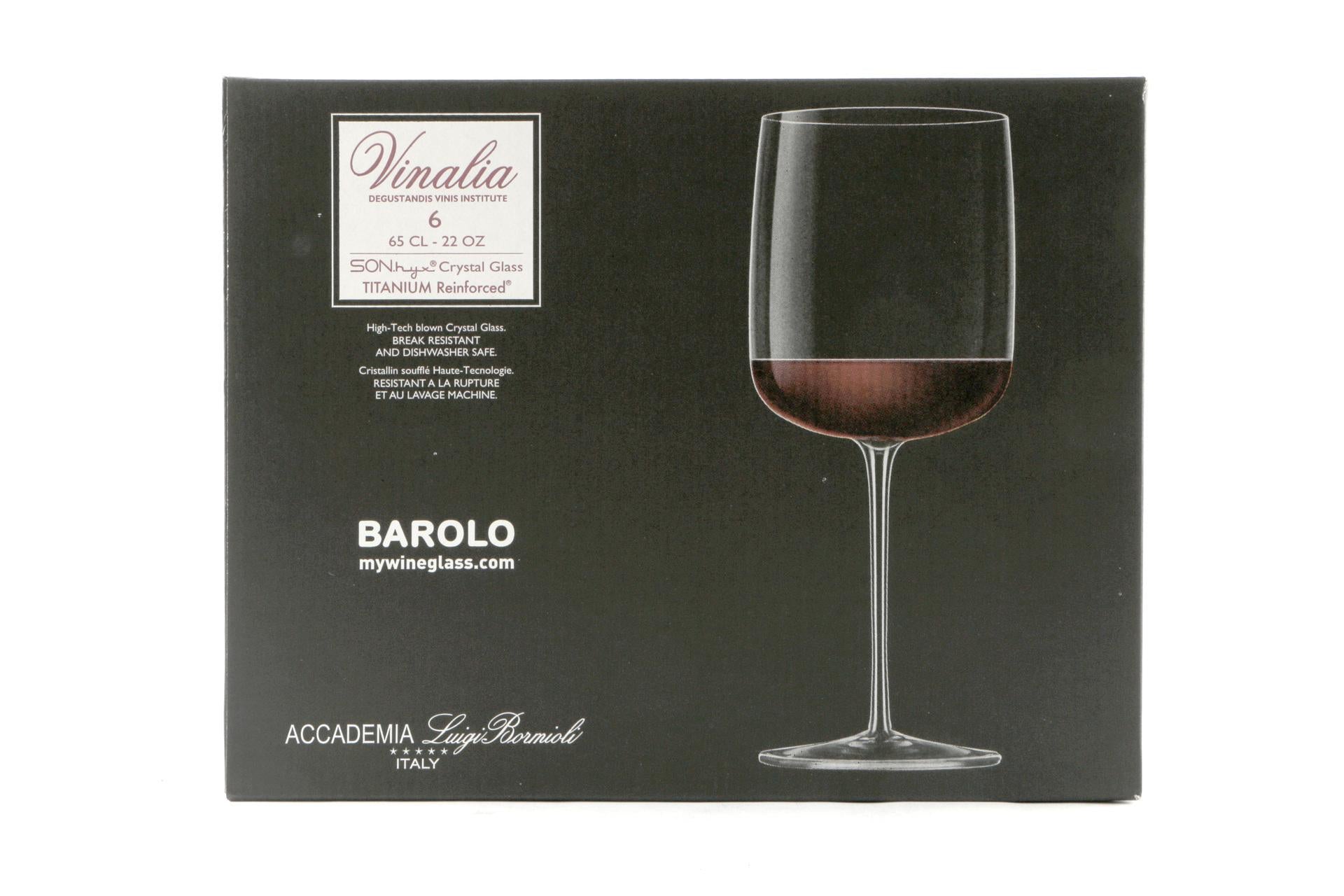 Bormioli Luigi Vinalia Set 6 Calici Barolo 65 cl - H.23 cm Superleggeri - Set 6 Pz 6