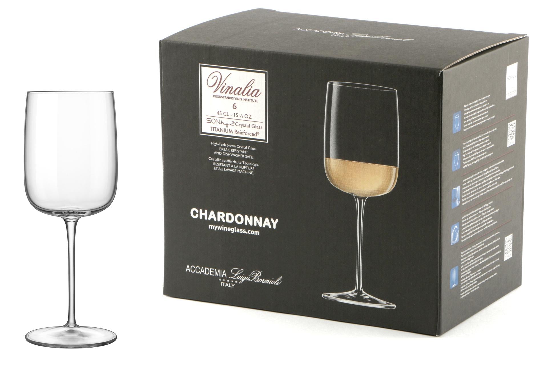 Bormioli Luigi Vinalia Set 6 Calici Chardonnay Cl.45 - H.21.5 cm Ø8.1 Superleggeri - Set 6 Pz 3