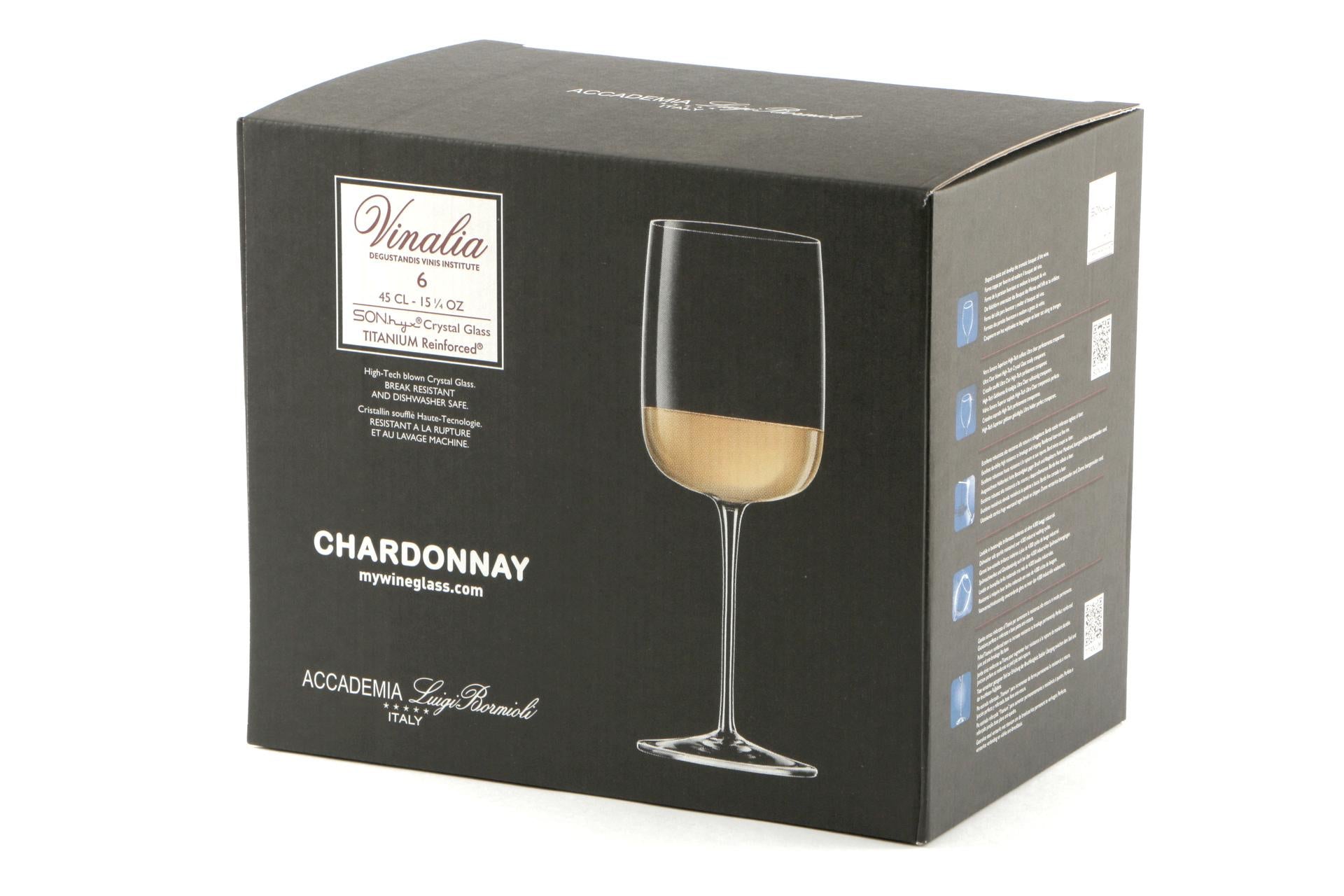 Bormioli Luigi Vinalia Set 6 Calici Chardonnay Cl.45 - H.21.5 cm Ø8.1 Superleggeri - Set 6 Pz 4