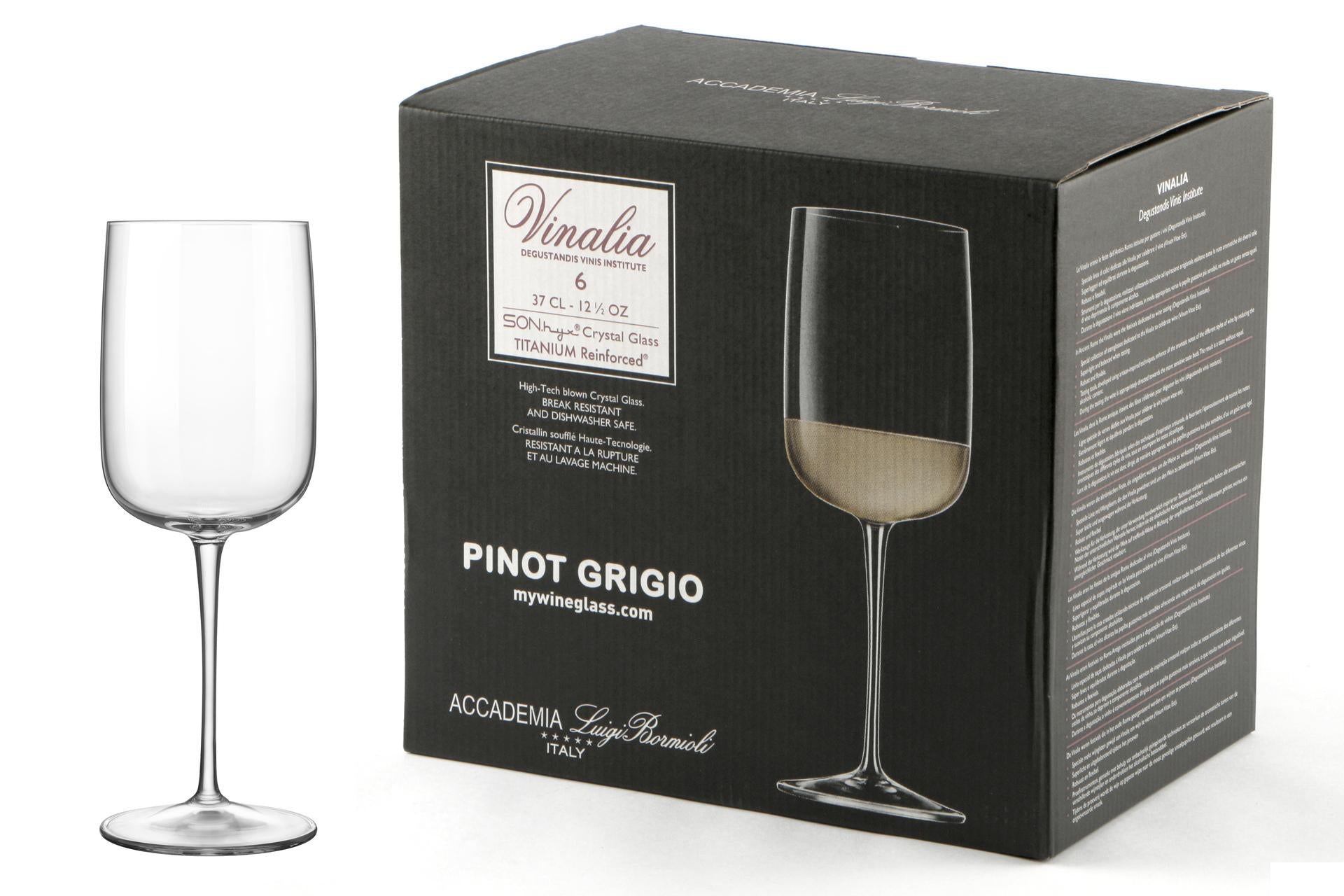 Bormioli Luigi Vinalia Set 6 Calici Pinot Grigio 37 cl - H.21 cm In Vetro Superleggero - Set 6 Pz 3