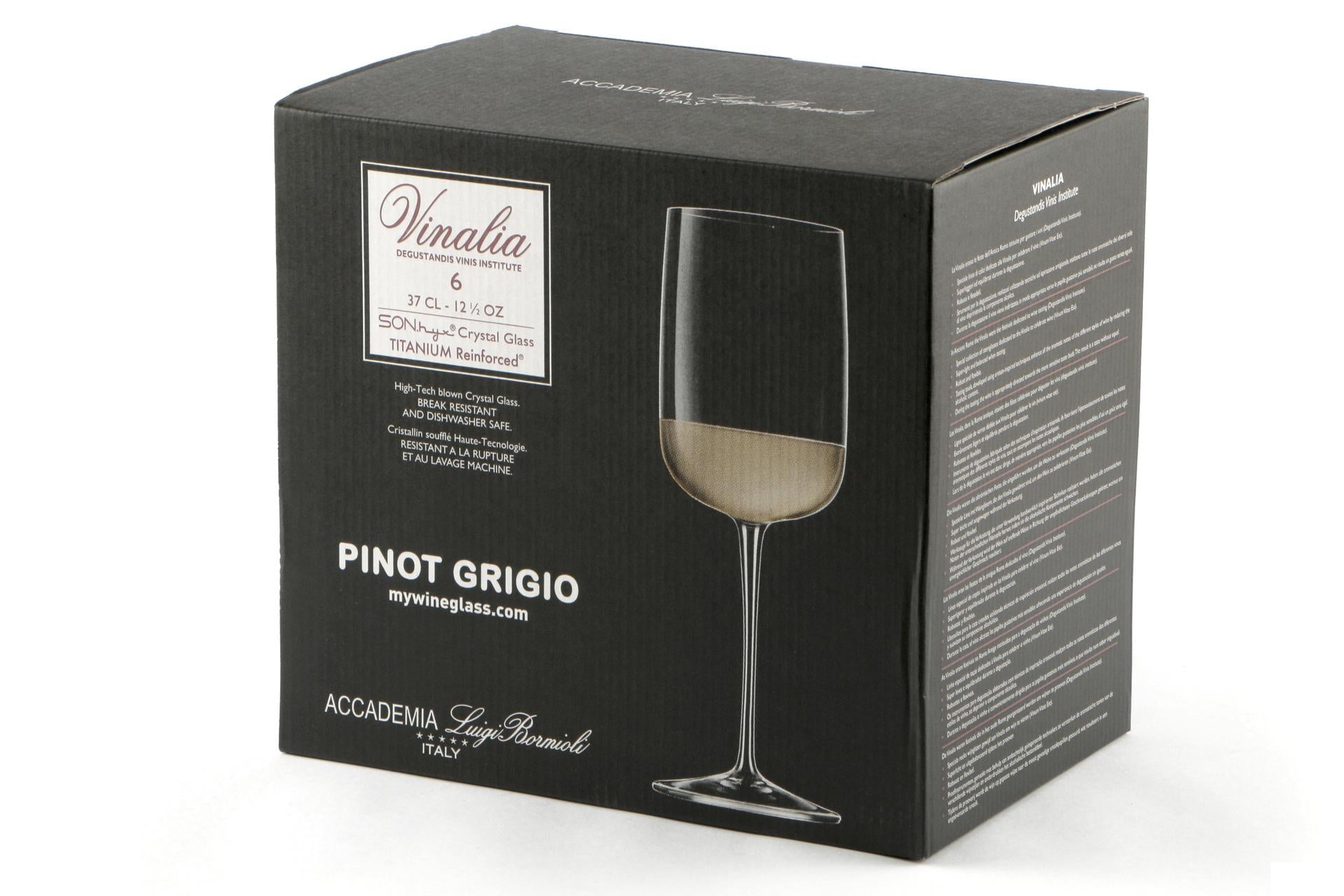 Bormioli Luigi Vinalia Set 6 Calici Pinot Grigio 37 cl - H.21 cm In Vetro Superleggero - Set 6 Pz 4