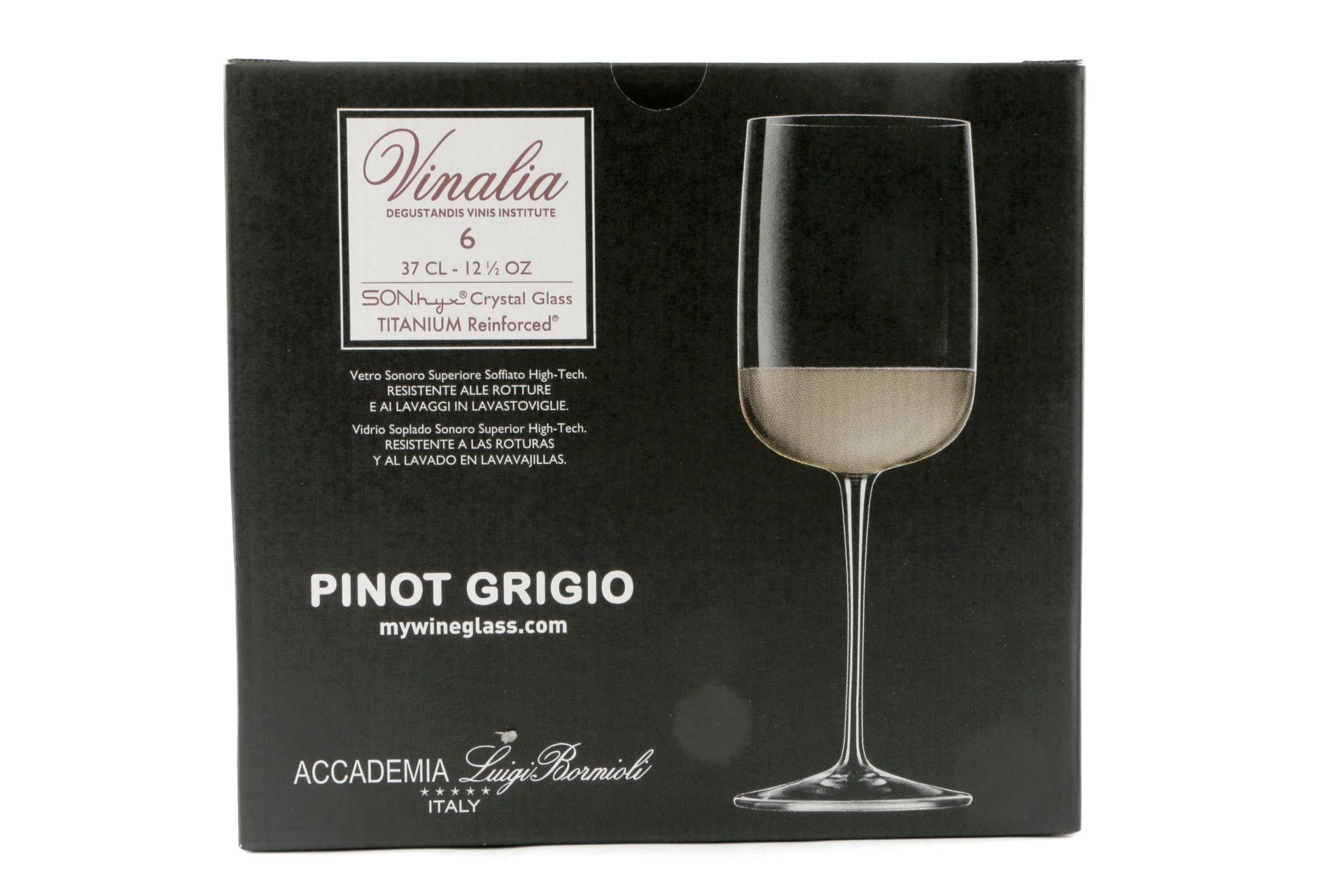 Bormioli Luigi Vinalia Set 6 Calici Pinot Grigio 37 cl - H.21 cm In Vetro Superleggero - Set 6 Pz 5