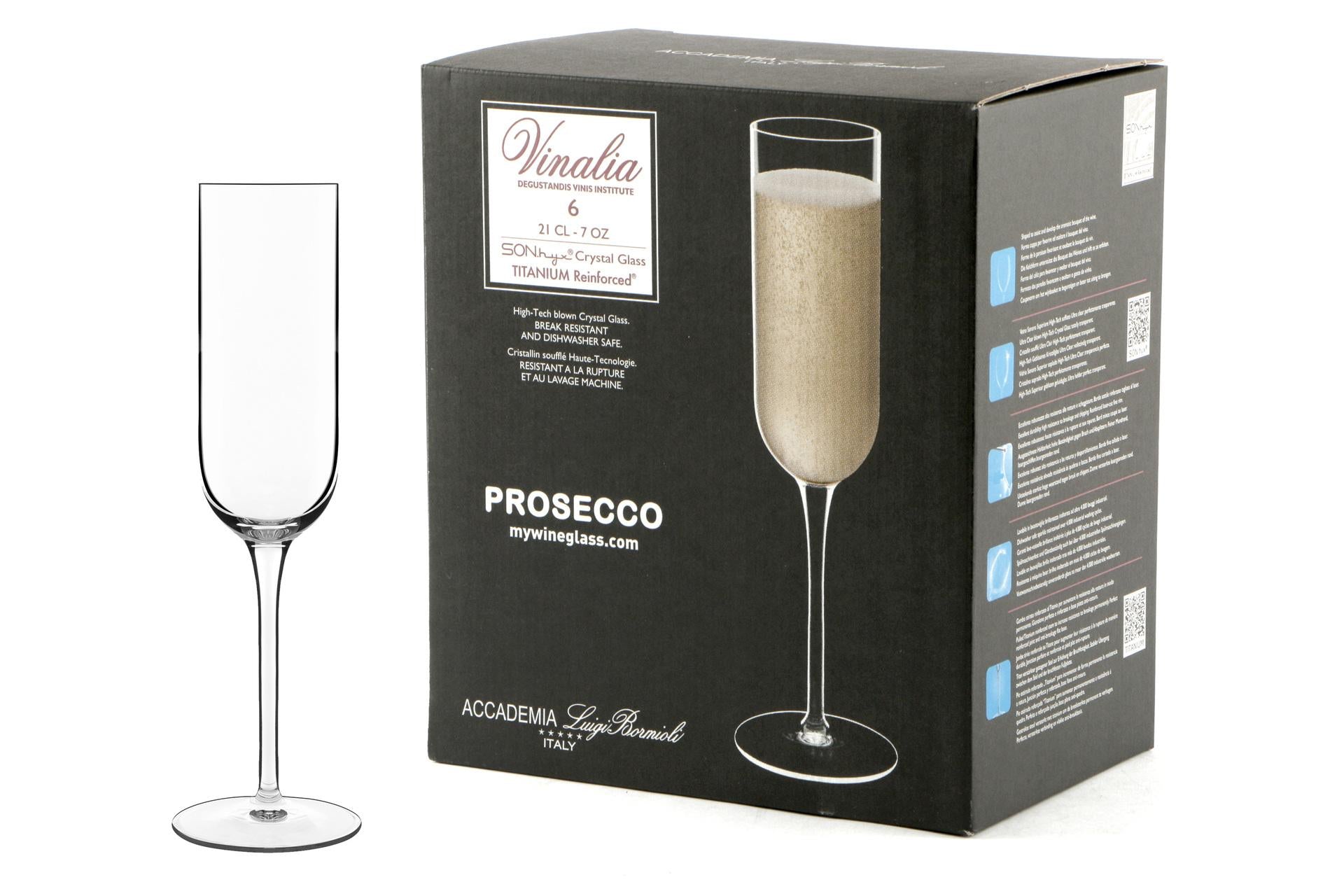 Bormioli Luigi Vinalia Set 6 Calici Prosecco 21 cl - H.23.5 cm Superleggeri - Set 6 Pz 3