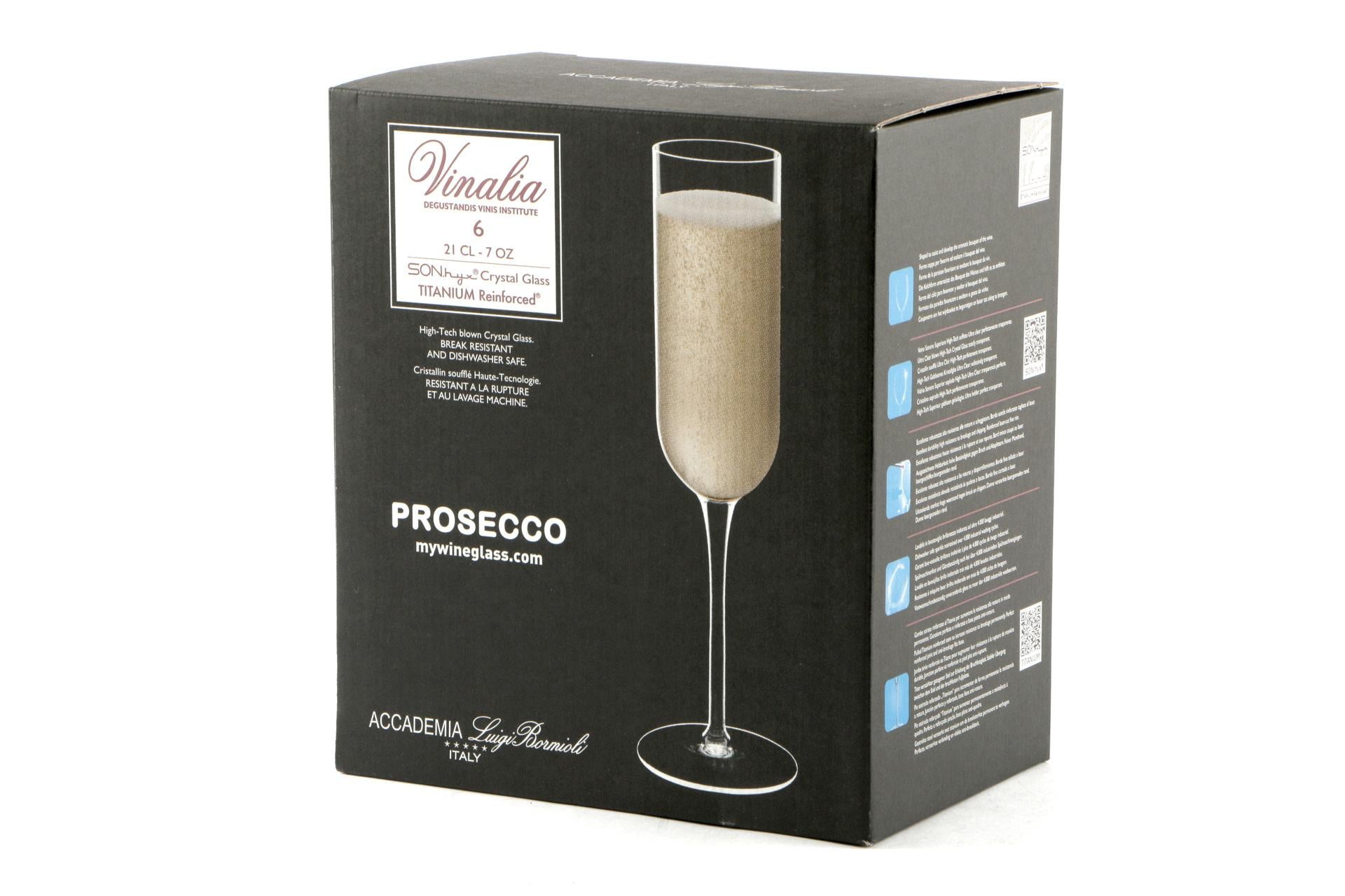 Bormioli Luigi Vinalia Set 6 Calici Prosecco 21 cl - H.23.5 cm Superleggeri - Set 6 Pz 4
