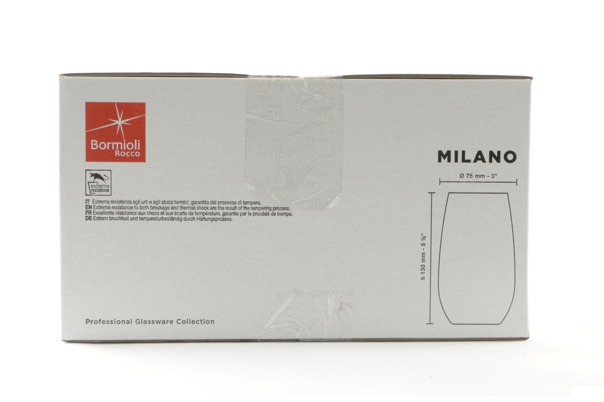 Bormioli Rocco Milano Set 12 Bicchieri Cooler 40 cl - H.13 cm In Vetro Temperato - Set 12 Pz 5