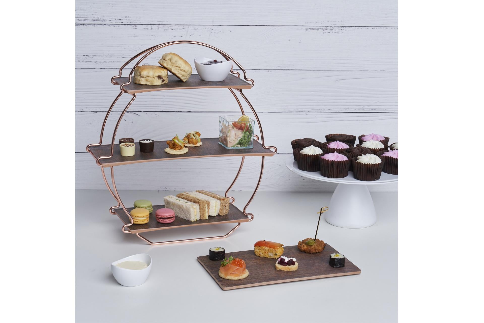 Dalebrook Espositore Tea Stand Rame - 36,2 x 13,5 x 38,5 cm 4