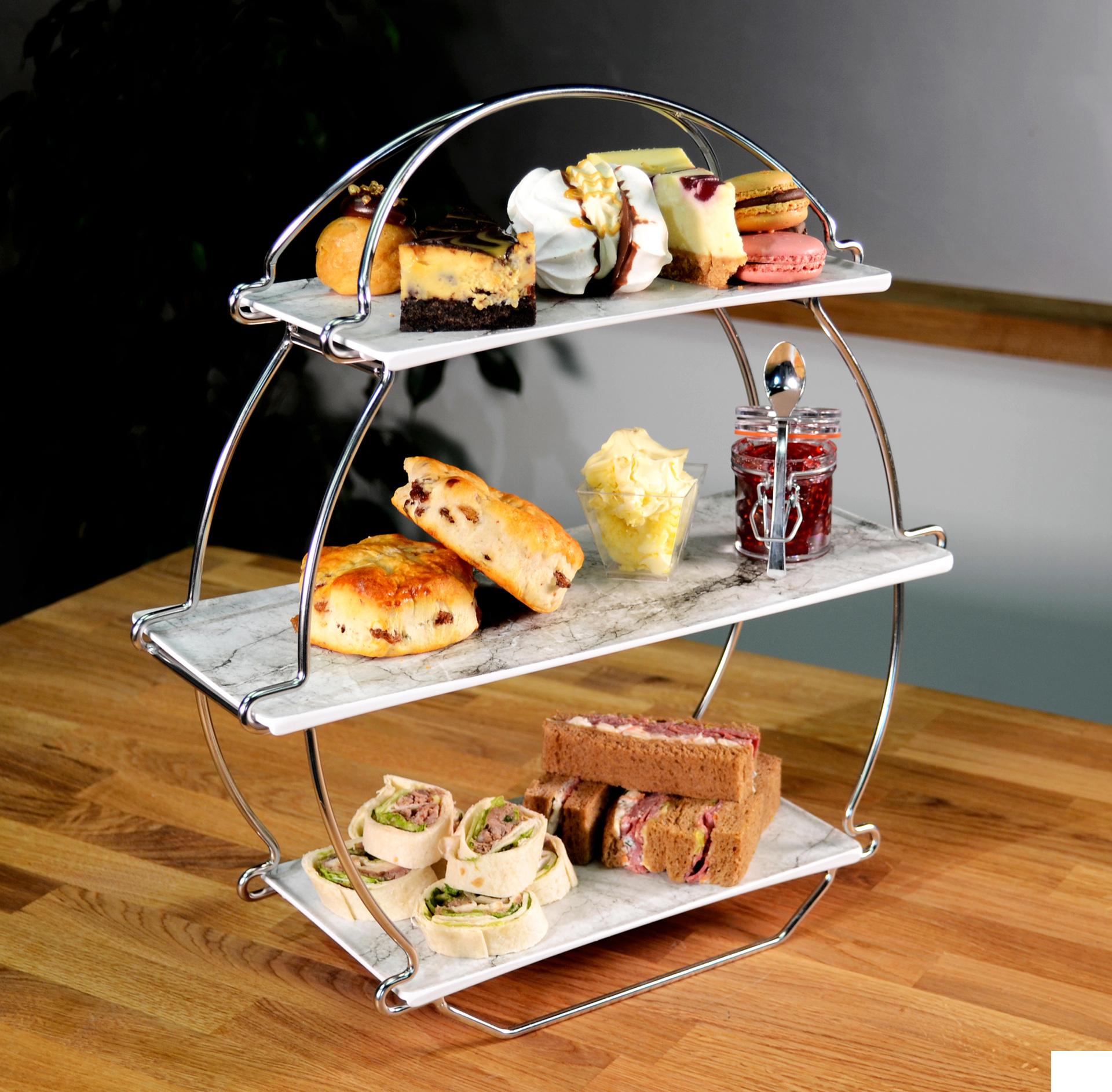 Dalebrook Stand Tea Espositore Inox - 36.2 x 13.5 x 38.5 cm In Acciaio Inox 3