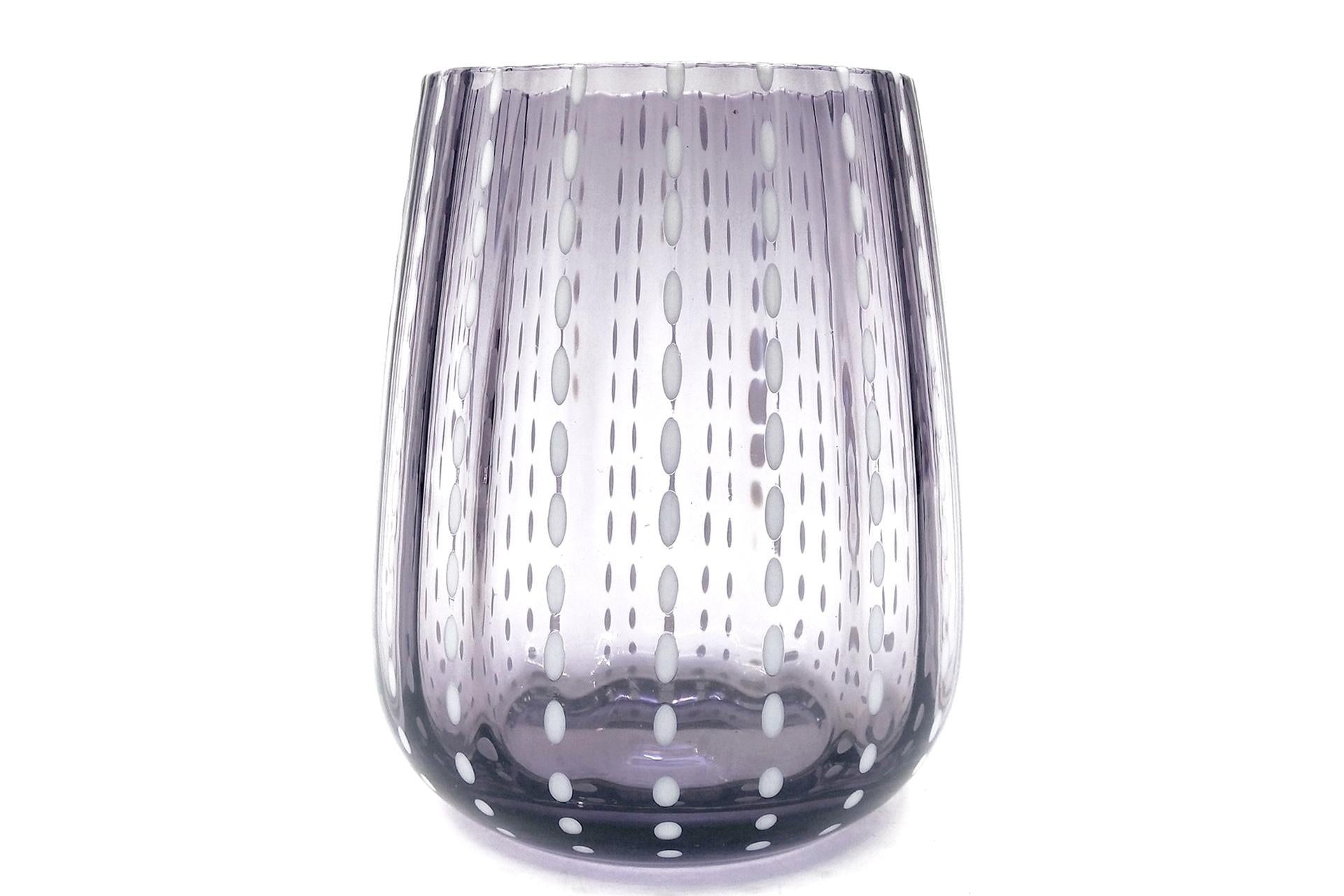 Import Tavola Professional Perlage Bicchiere Acqua 36 cl In Vetro Glicine Soffiato a Bocca - Set 6 Pz