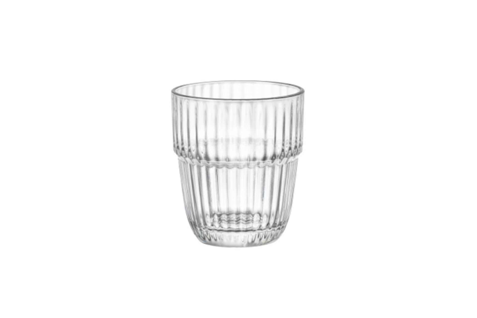 Bormioli Rocco Barshine Set 36 Bicchieri Rocks 30.5 cl In Vetro Temperato Impilabile - Set 36 Pz