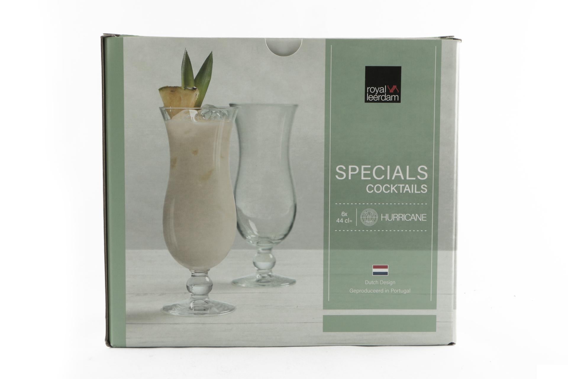 B.V.Koninklijke Leerdam Hurricane Set 6 Calici Cocktail 44 cl In Vetro - Set 6 Pz 5