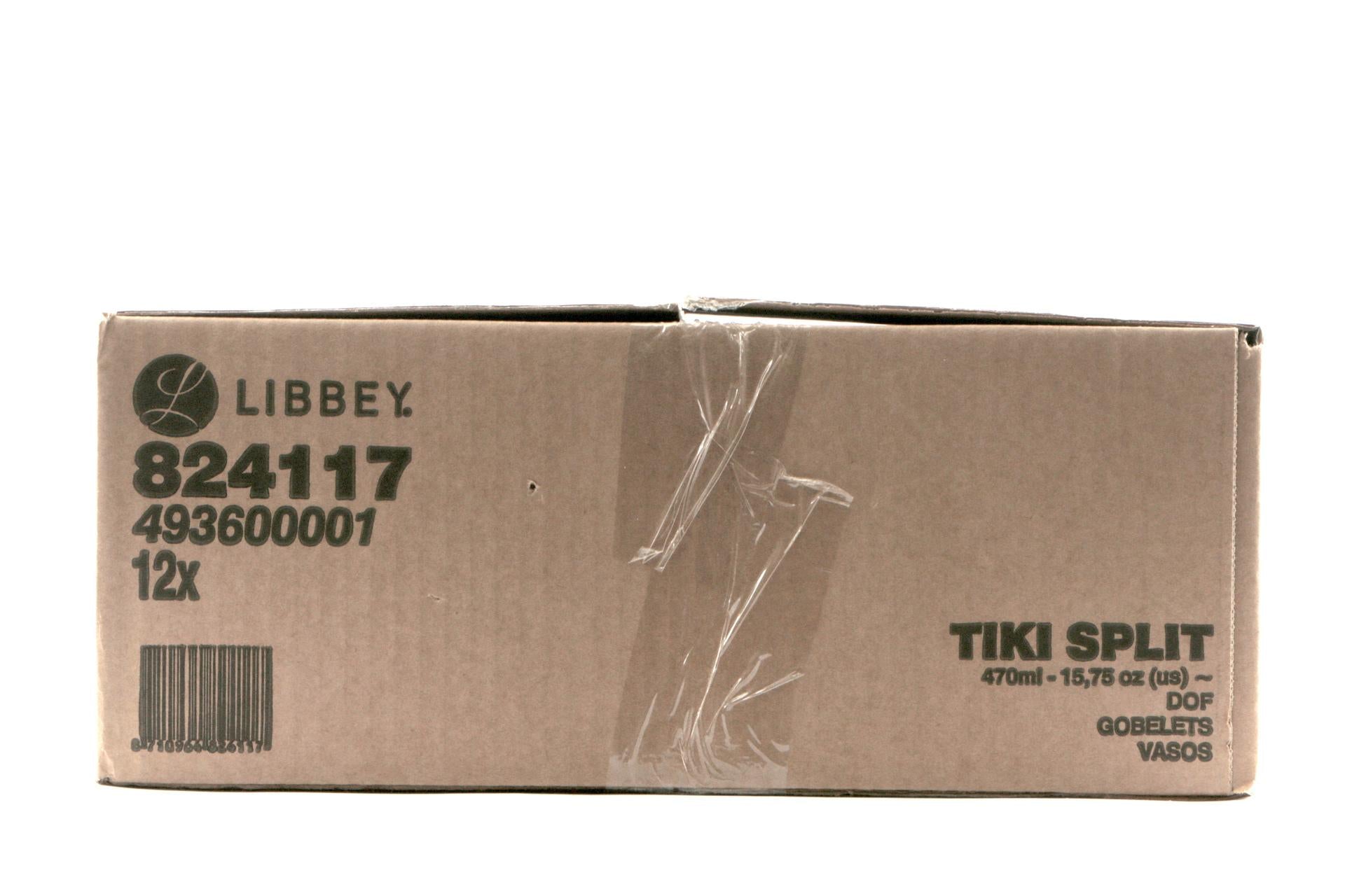 Bicchiere Tiki Split 47 cl In Vetro - Design Ispirato alle Divinità Maori - Set 12 Pz 5