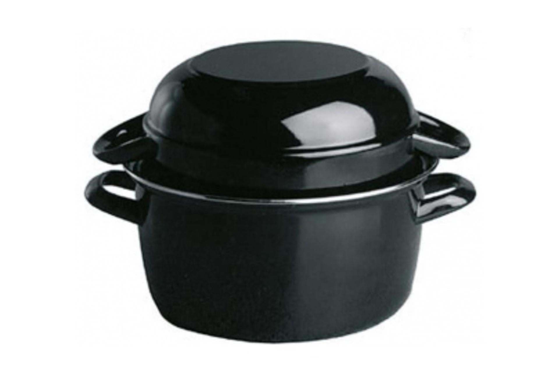 APS Pentola per Cozze Ø20 cm - H.13 cm In Acciaio Smaltato