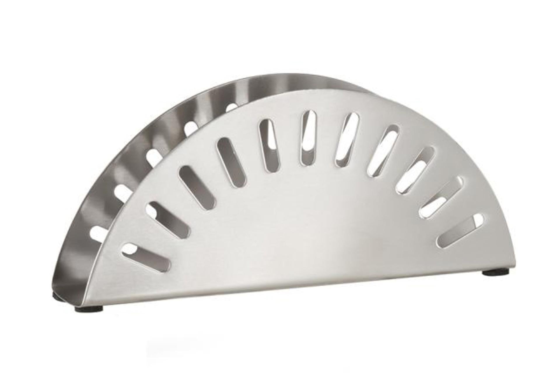 APS Portatovaglioli Inox Satinato 17 x 3 x H7 cm