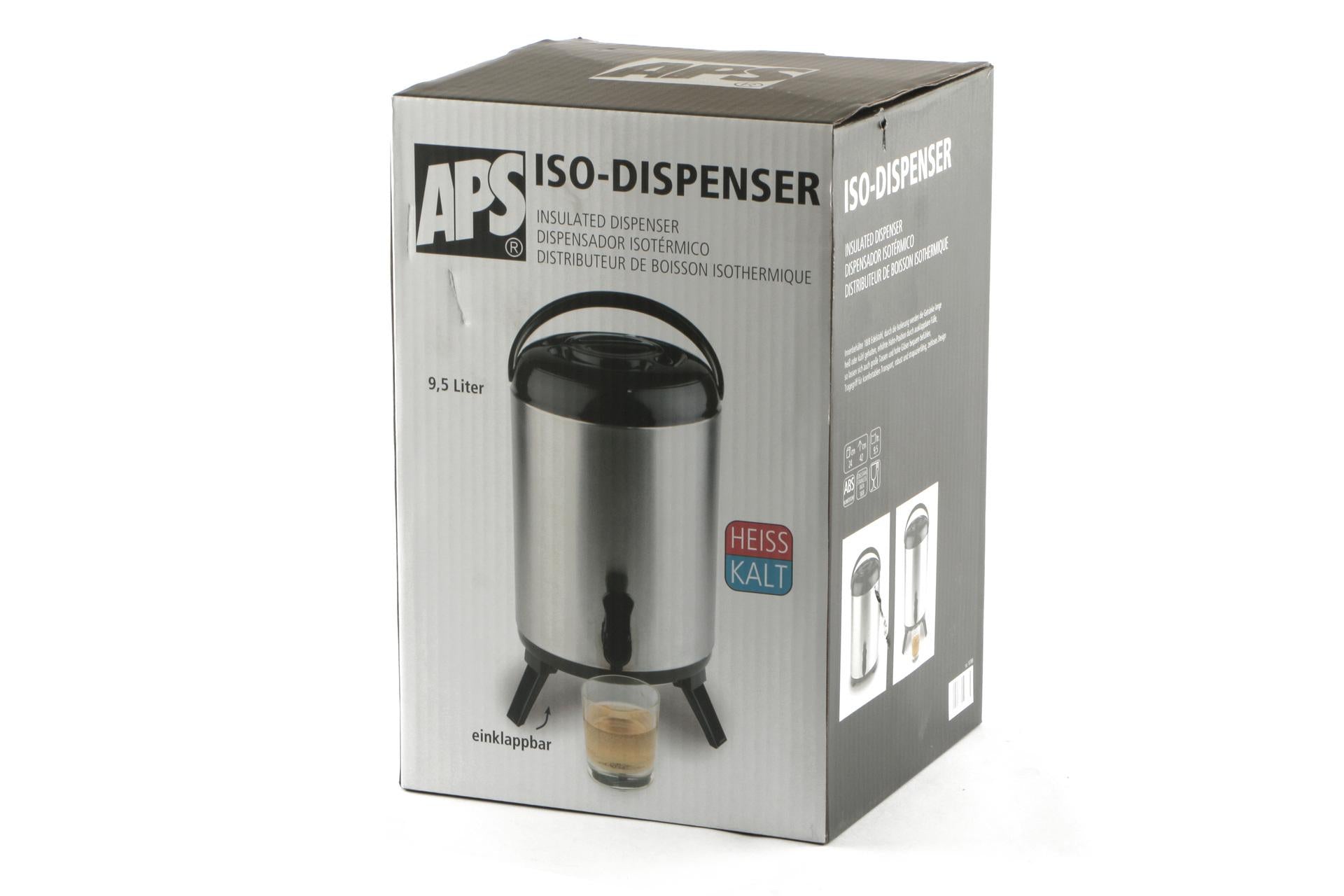 APS Dispenser Isotermico Ø24 cm - H.42 cm Capacità 9.5 Litri Per Bevande 3