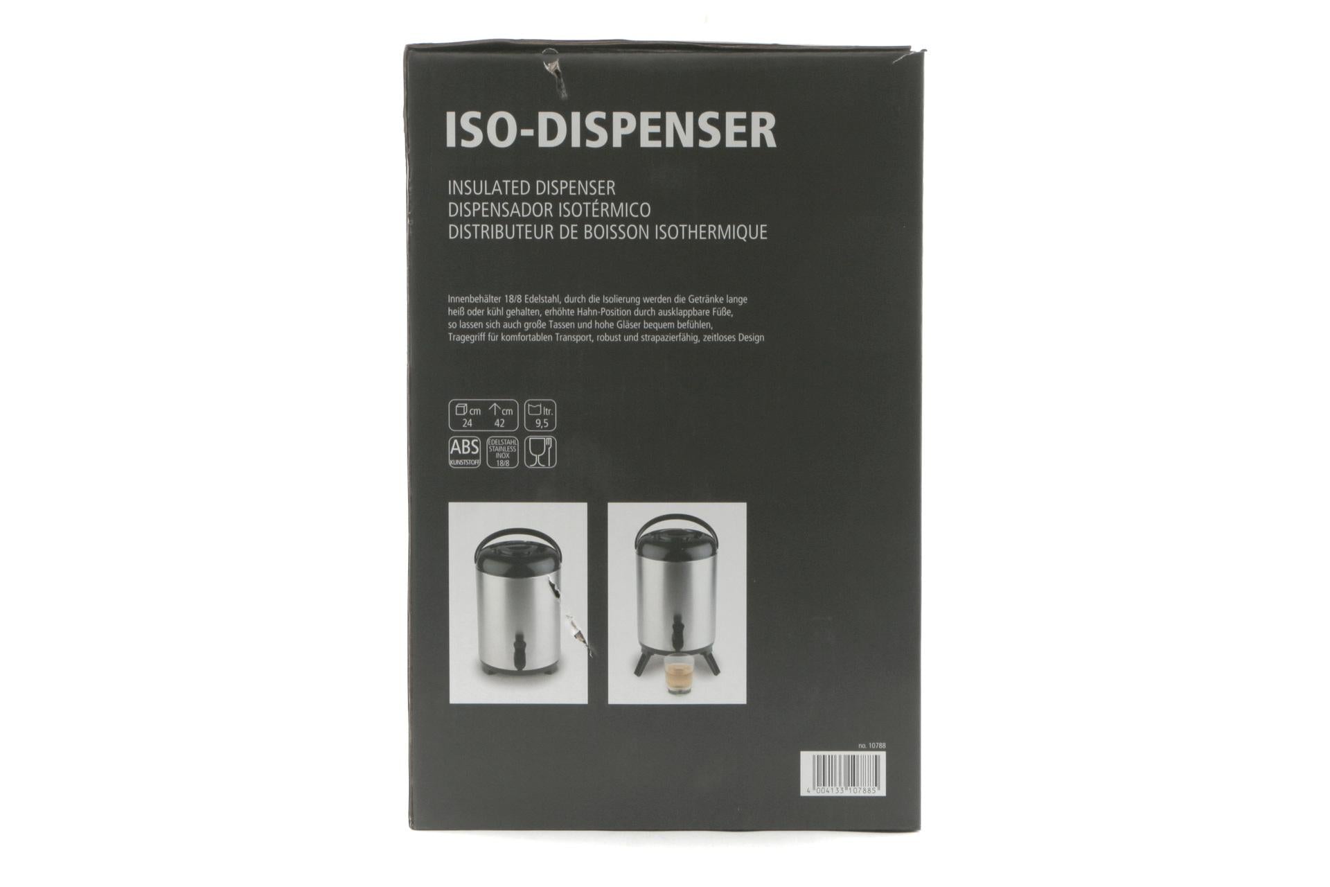 APS Dispenser Isotermico Ø24 cm - H.42 cm Capacità 9.5 Litri Per Bevande 5