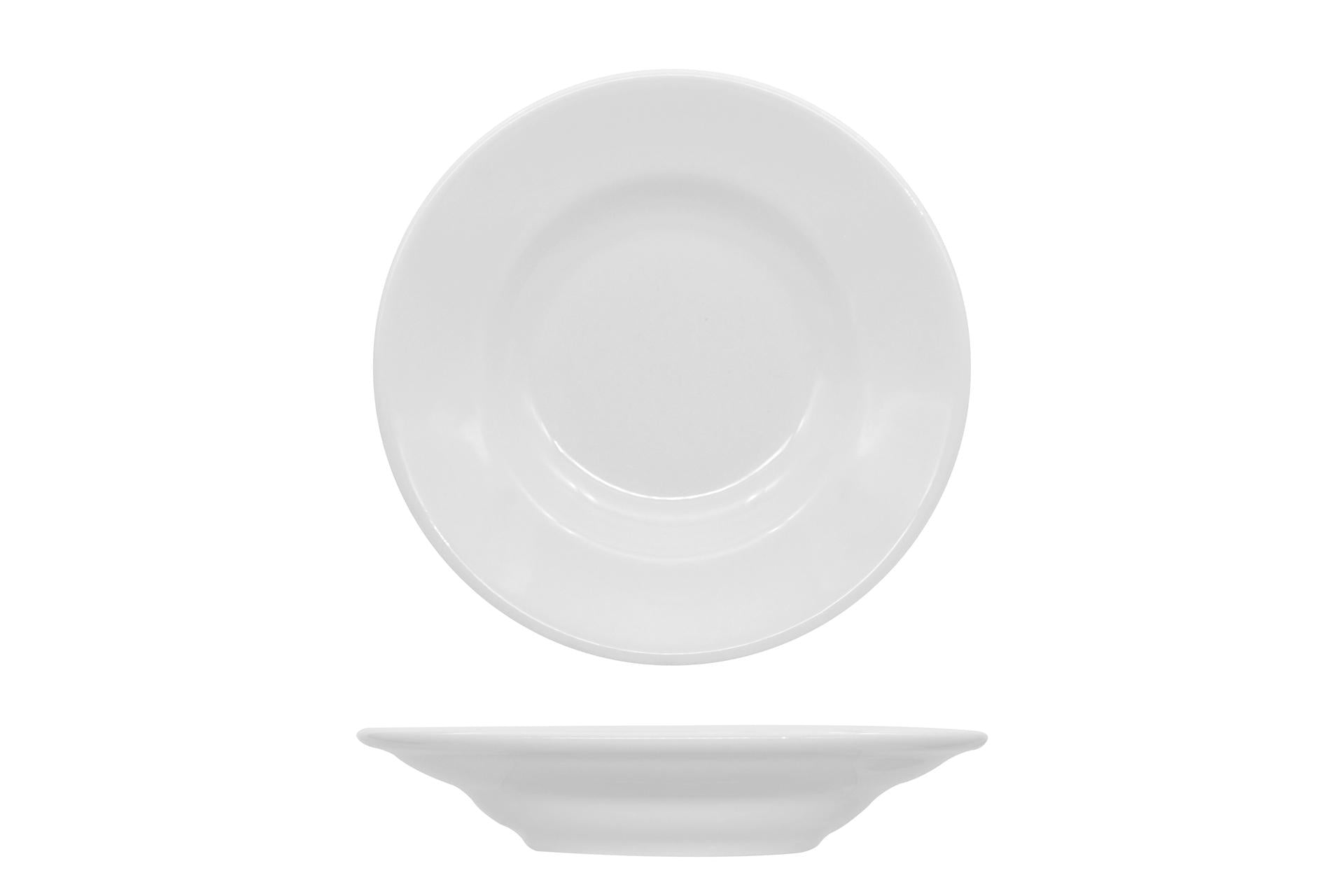 Saturnia Tivoli Bianco Piatto Fondo Ø23.5 cm - Set 12 Pz