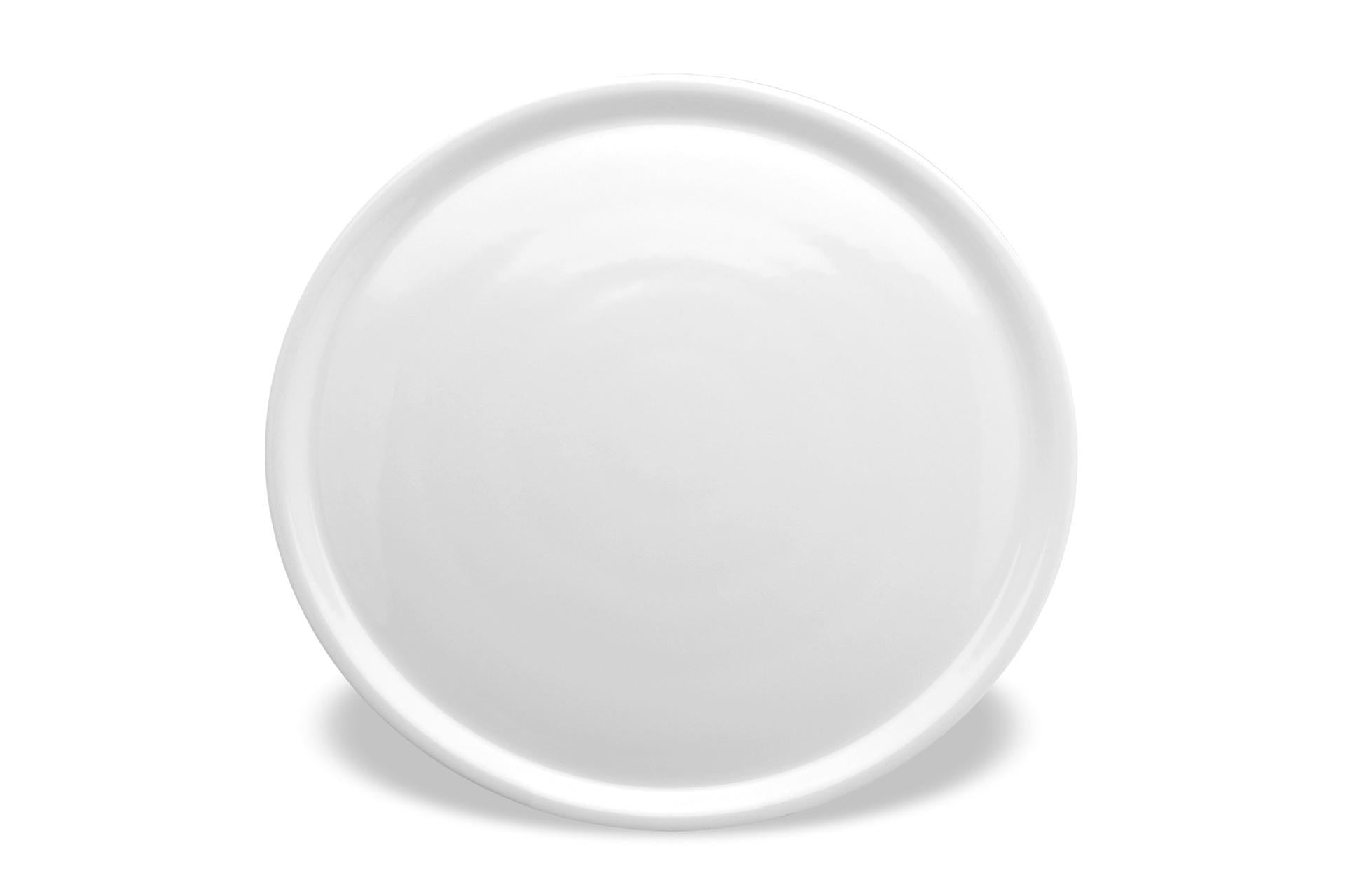 Saturnia Napoli Bianco Piatto Pizza Ø35 cm In Porcellana - Set 6 Pz