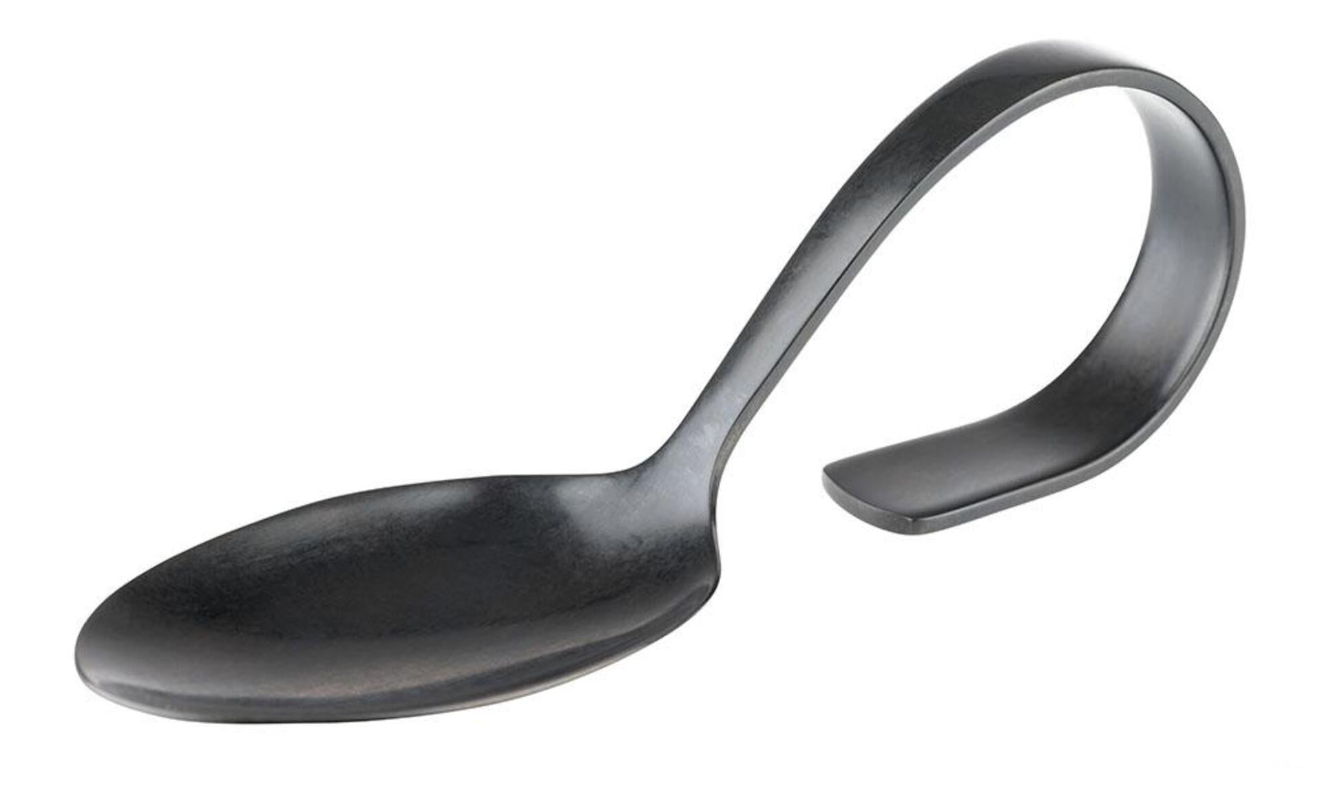 APS Classic Cucchiaio Finger Food 12 cm In Acciaio Inox Nero