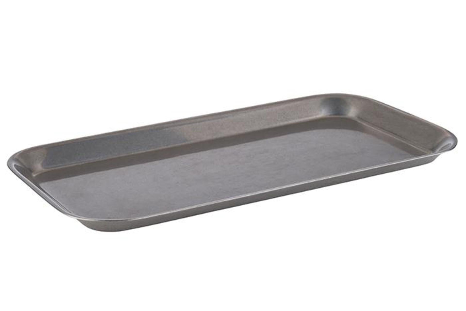 APS Vintage Vassoio Inox H.2 cm - 32.5 x 21.5 cm In Acciaio Inossidabile