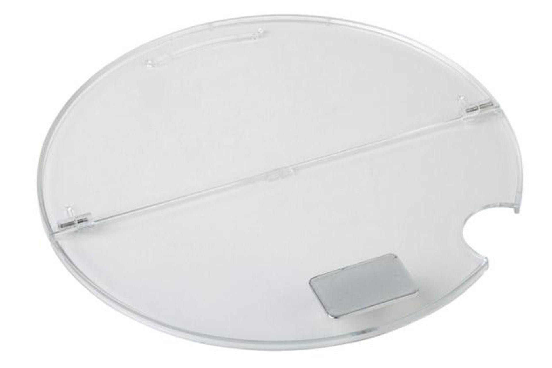 APS Coperchio per Insalatiere Ø23.5 cm - In Policarbonato Con Cerniera e Maniglia In Metallo