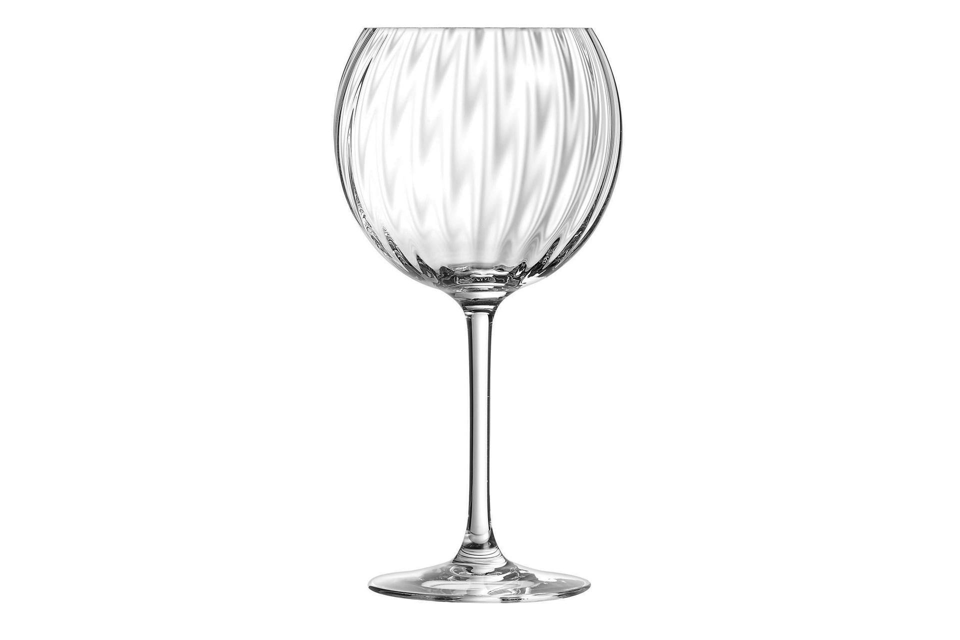 Arcoroc Symetrie Calice Gin 58 cl - H 20,9 cm In Vetro Con Linee Verticali - Set 6 Pz