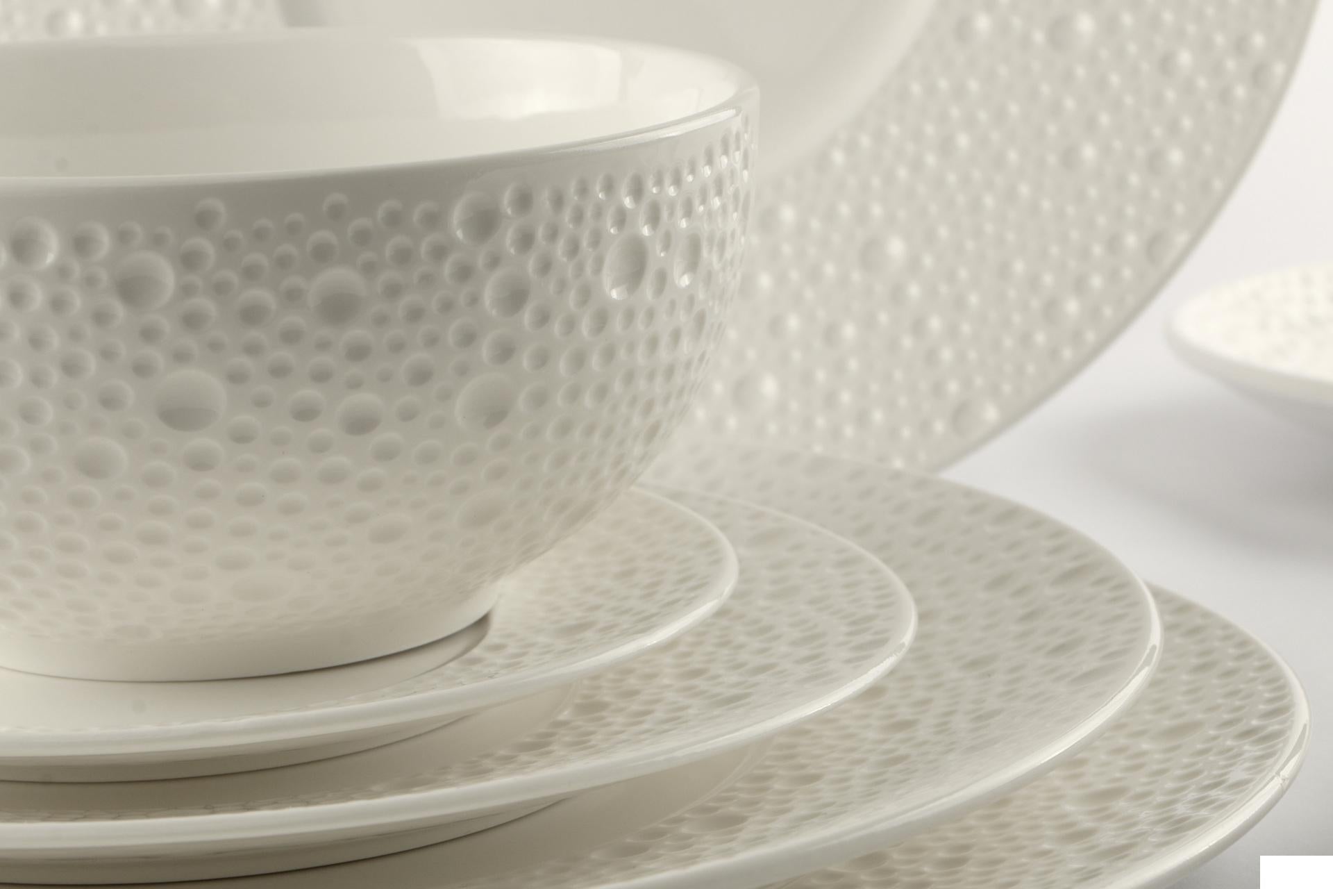 Import Tavola Professional Deva Bianco Pasta Bowl Ø30 cm - Interno Ø15 cm In Porcellana Alluminica Bianca - Set 4 Pz 4