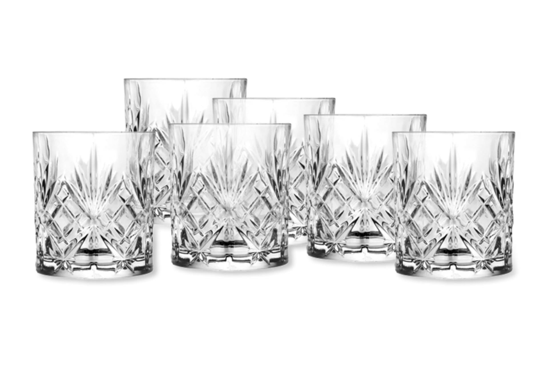 RCR Cristalleria Italiana Melodia Set 6 Bicchieri Liquore 8 cl - Set 6 Pz