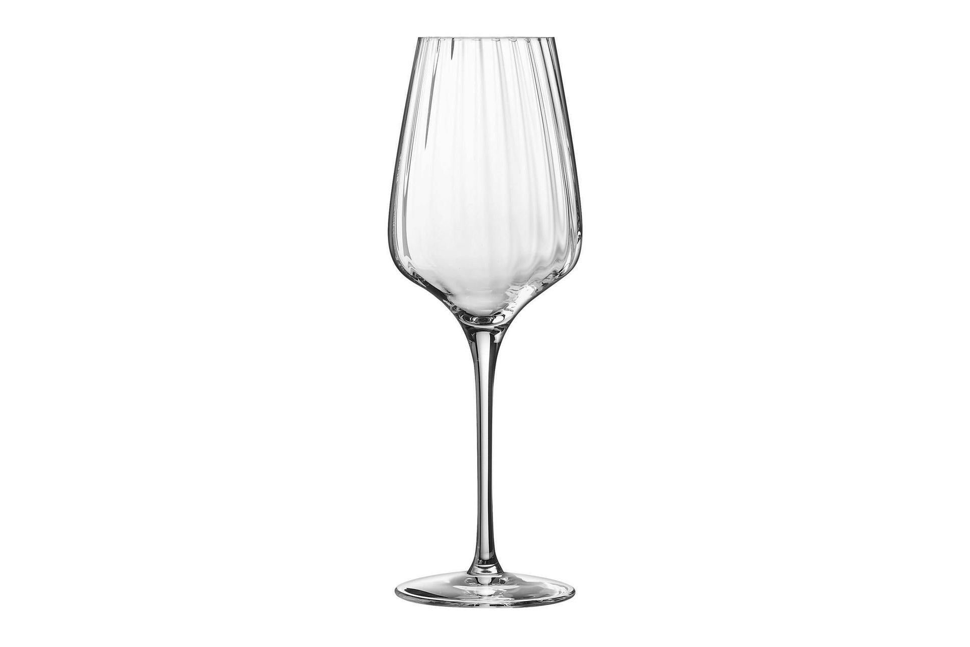 Arcoroc Symetrie Calice Vino Cl 45 H 25 - Linea Con Effetto Ottico Ipnotico - Set 6 Pz