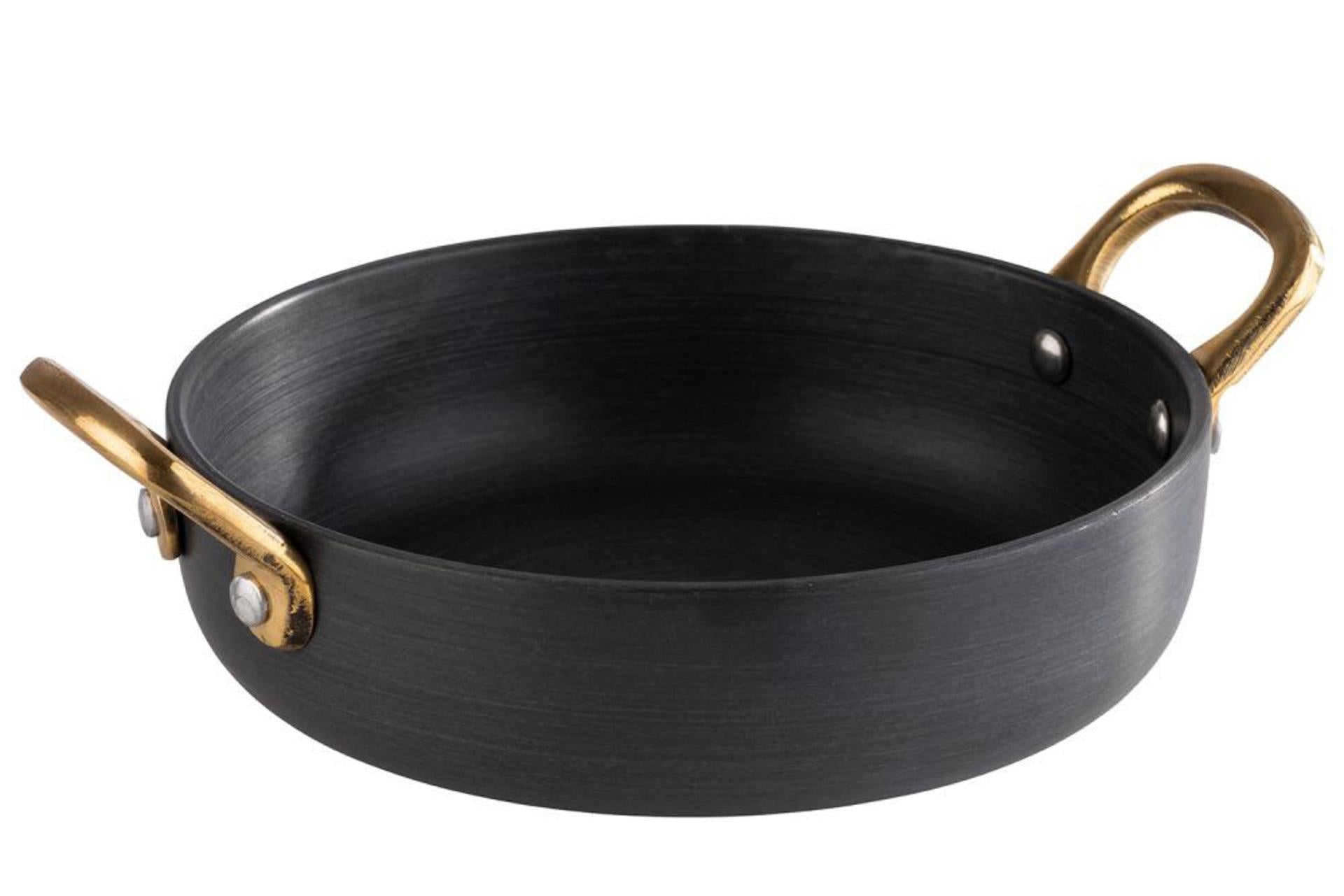 APS Set Mini Pentoline Alluminio Nero Antracite - Ø15 cm H.4 cm 0.5L e Ø13.5 cm H.3.5 cm 0.3L