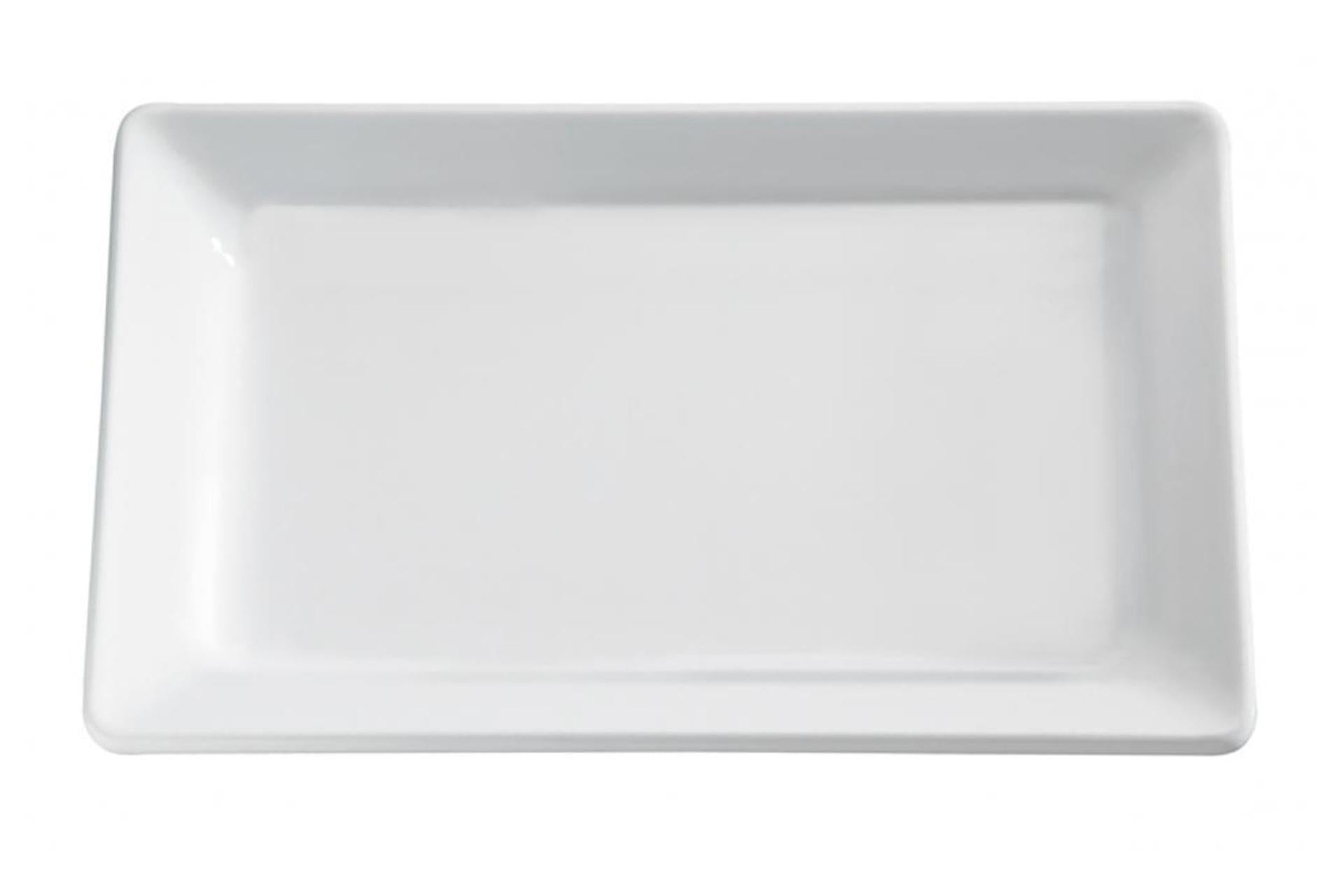 APS Friendly Vassoio GN 1/2 In Polietilene Bianco - 32.5 x 26.5 x H3 cm