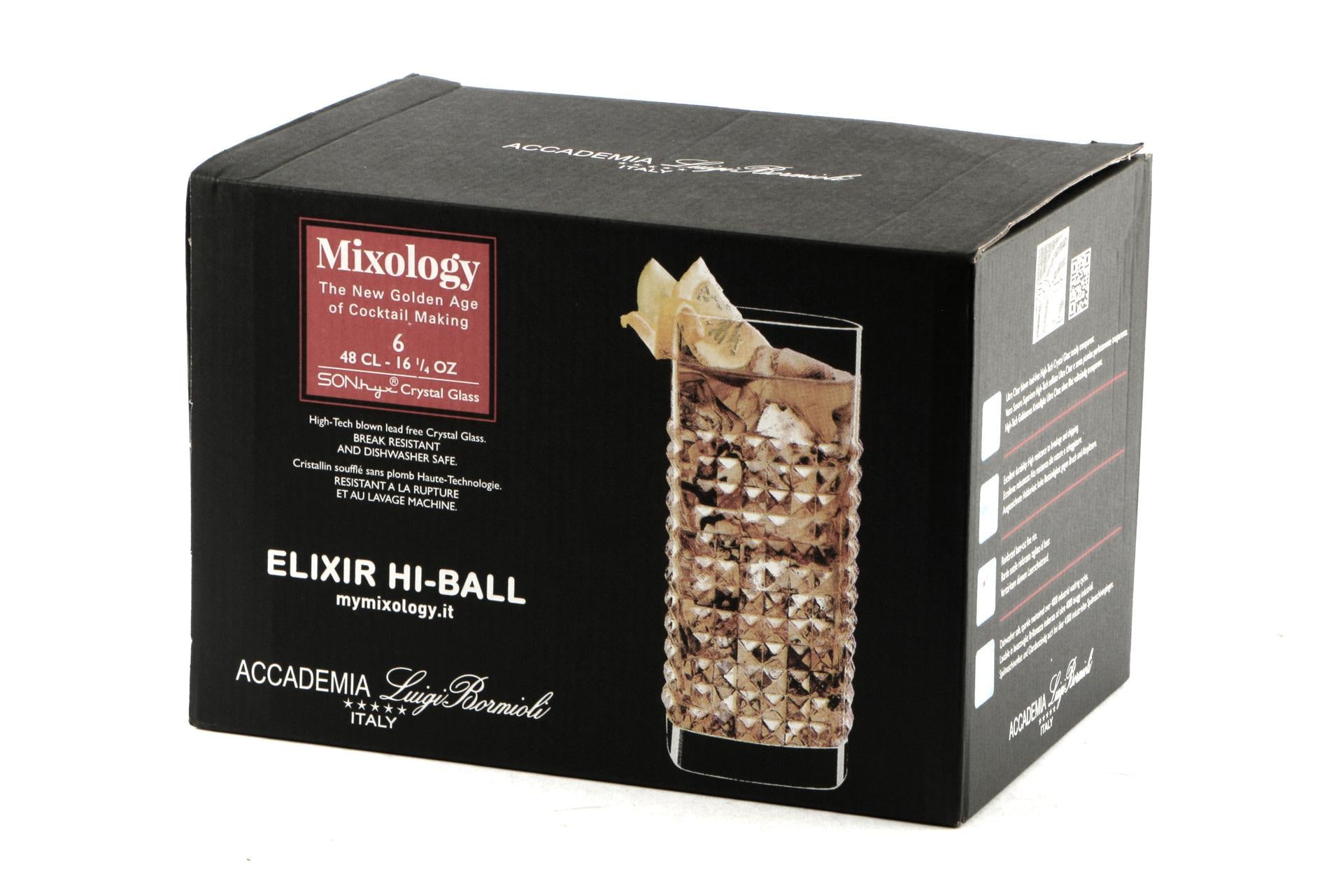 Bormioli Luigi Mixology Elixir Set 12 Bicchieri Hi-Ball 48 cl - Set 12 Pz 4