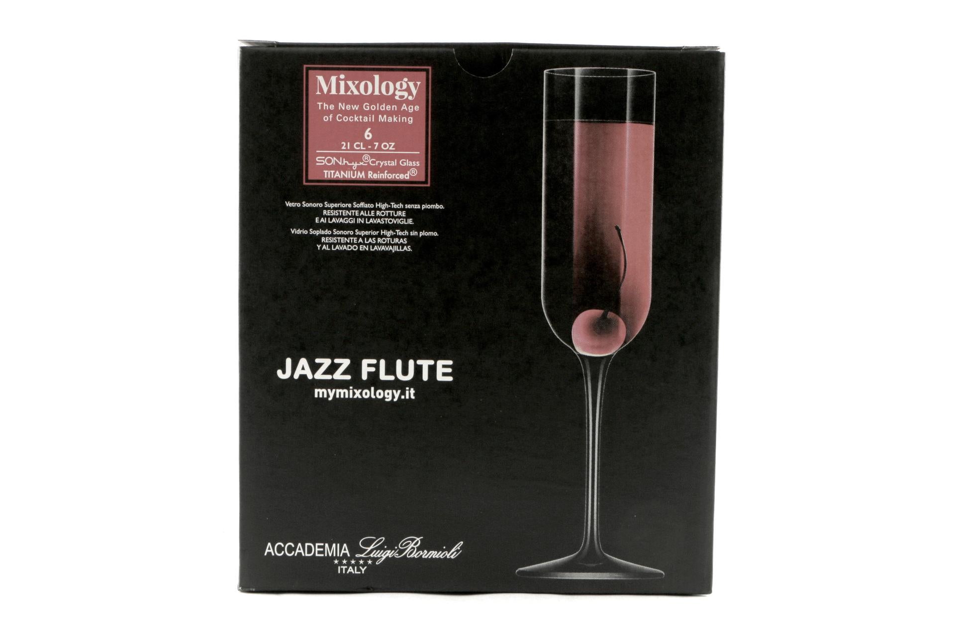 Bormioli Luigi Mixology Jazz Set 24 Calici Flute 21 cl - Linea Mixology - Set 24 Pz 5